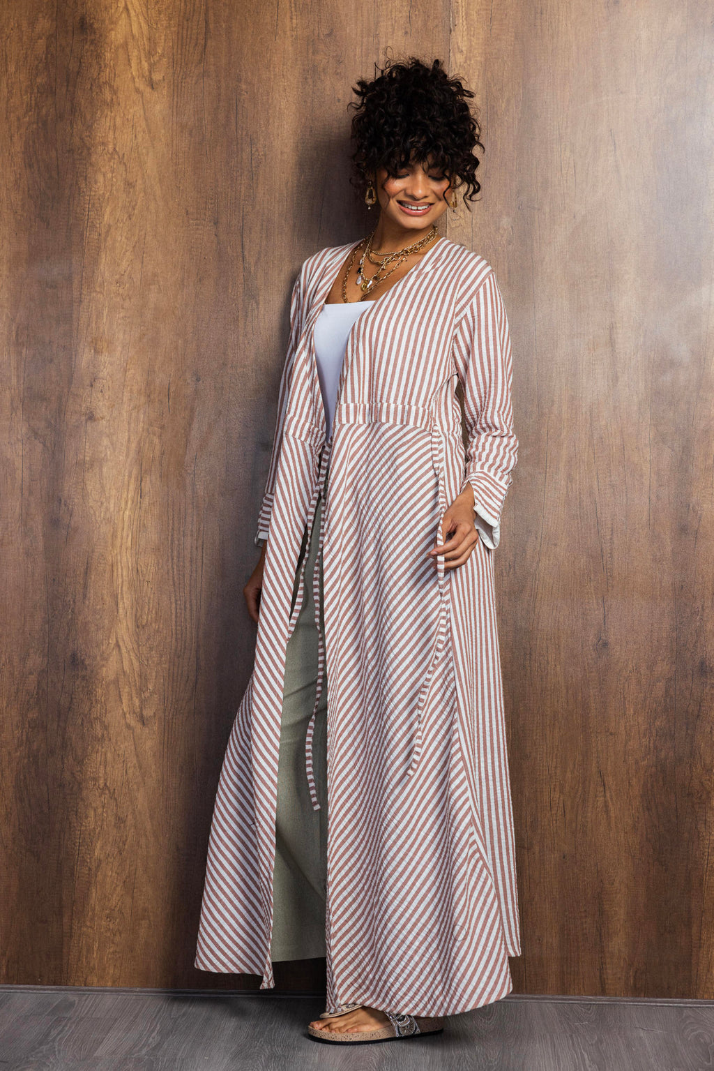 Striped Linen Dress