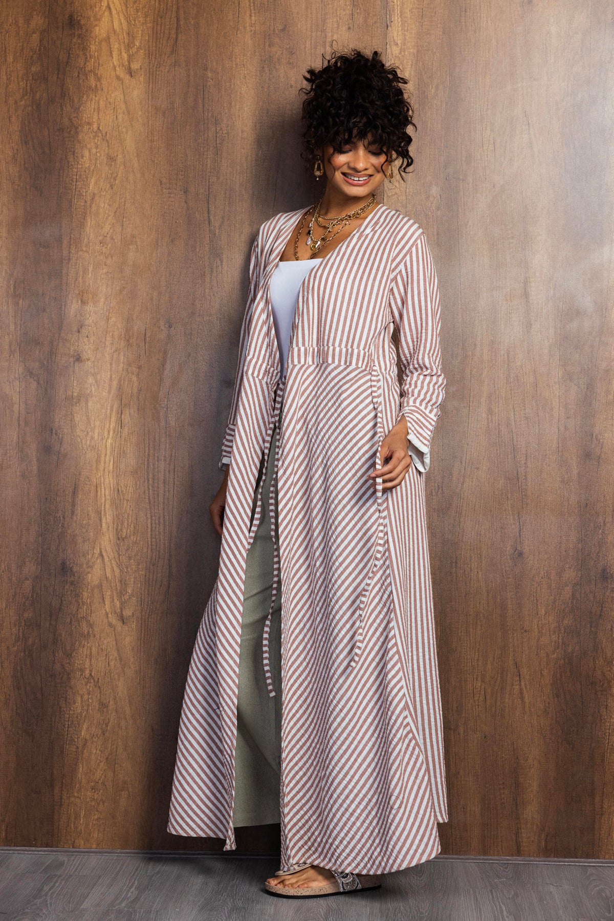 Striped Linen Dress