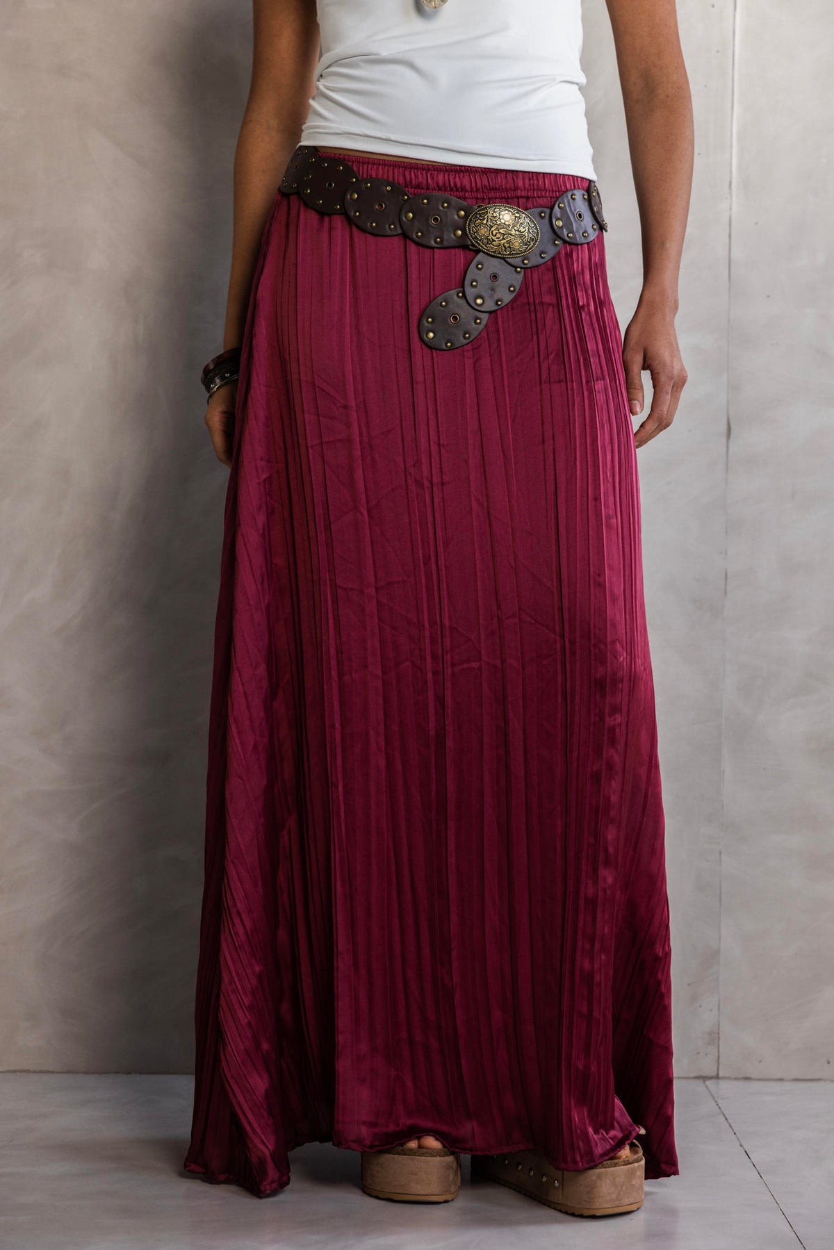 Moonlight Satin  Skirt