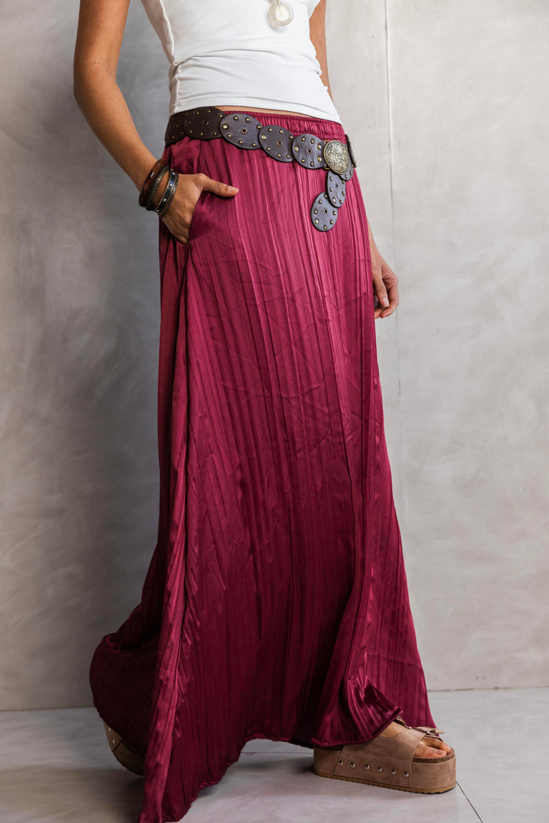 Moonlight Satin  Skirt