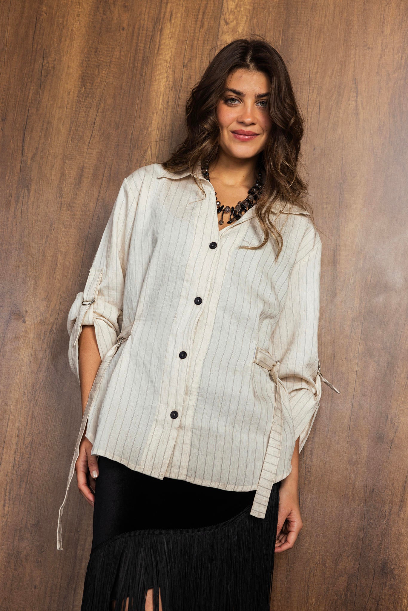 Side Tie Blouse