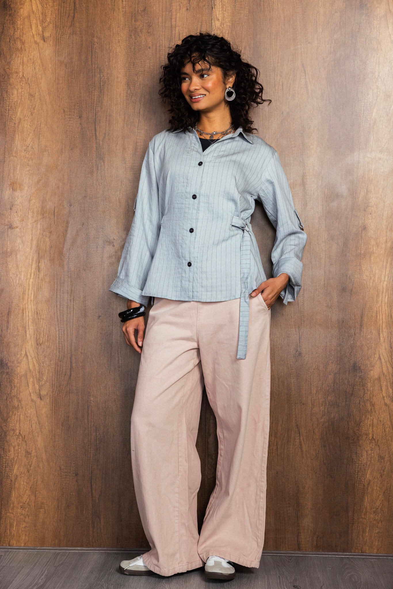 Side Tie Blouse