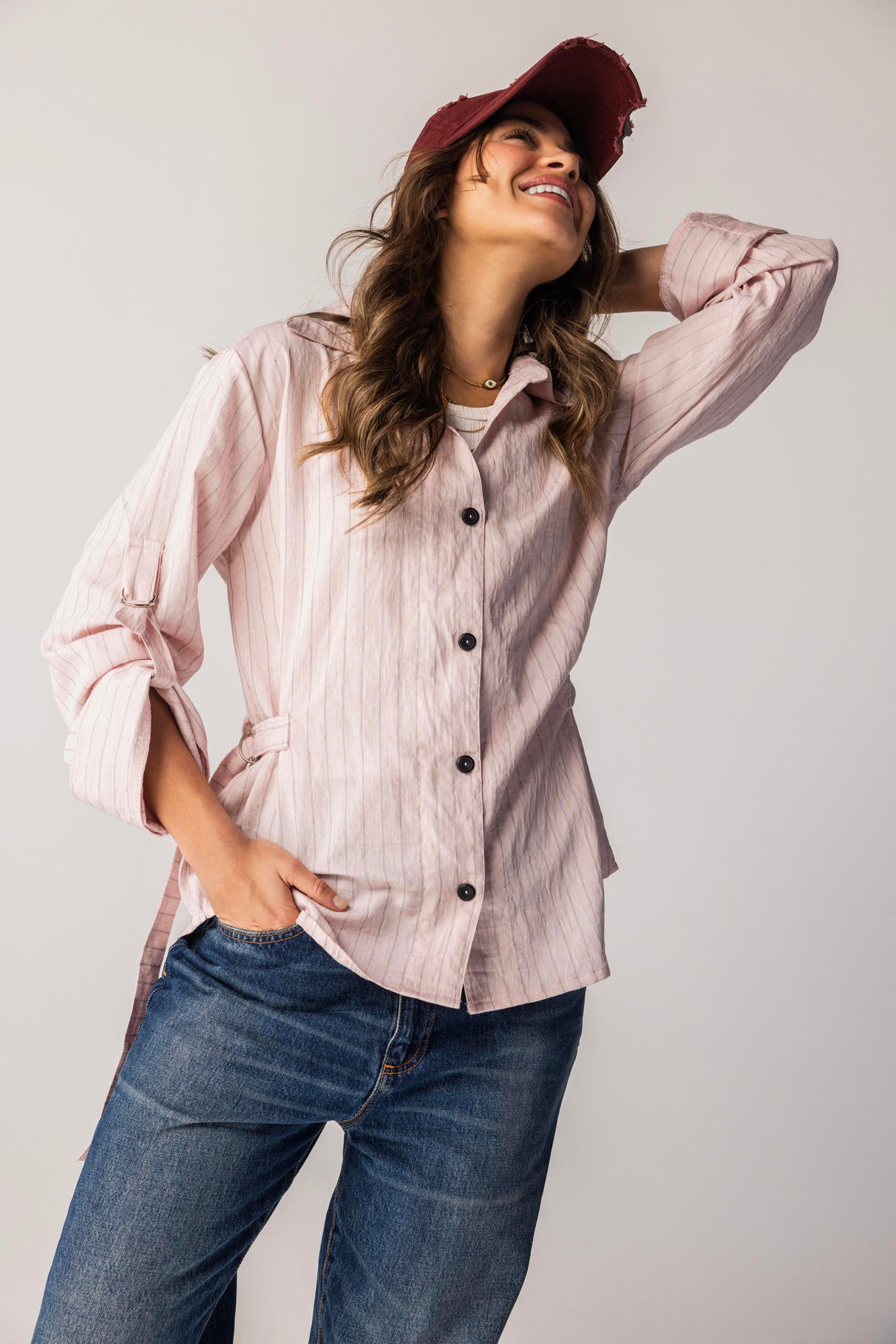 Side Tie Blouse