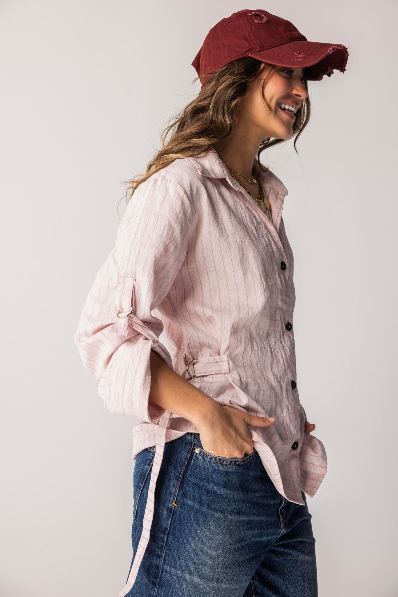 Side Tie Blouse