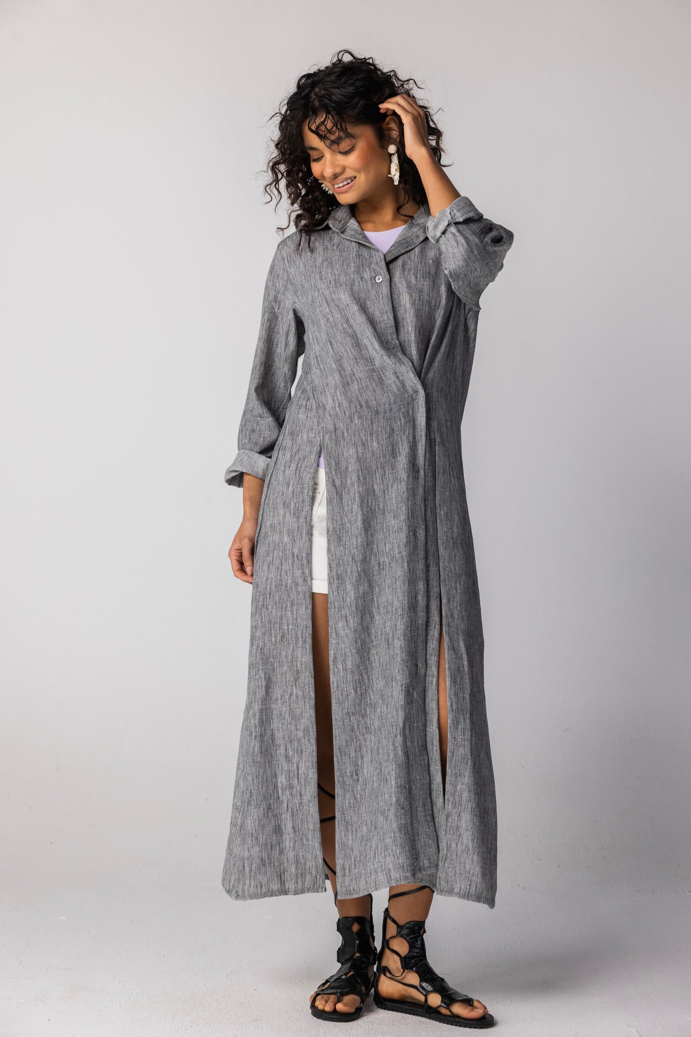 Linen Shirt Dress