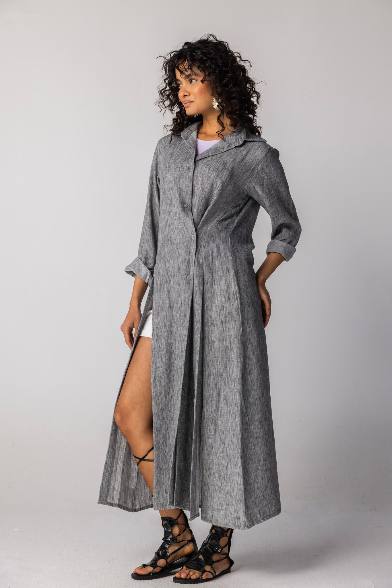 Linen Shirt Dress