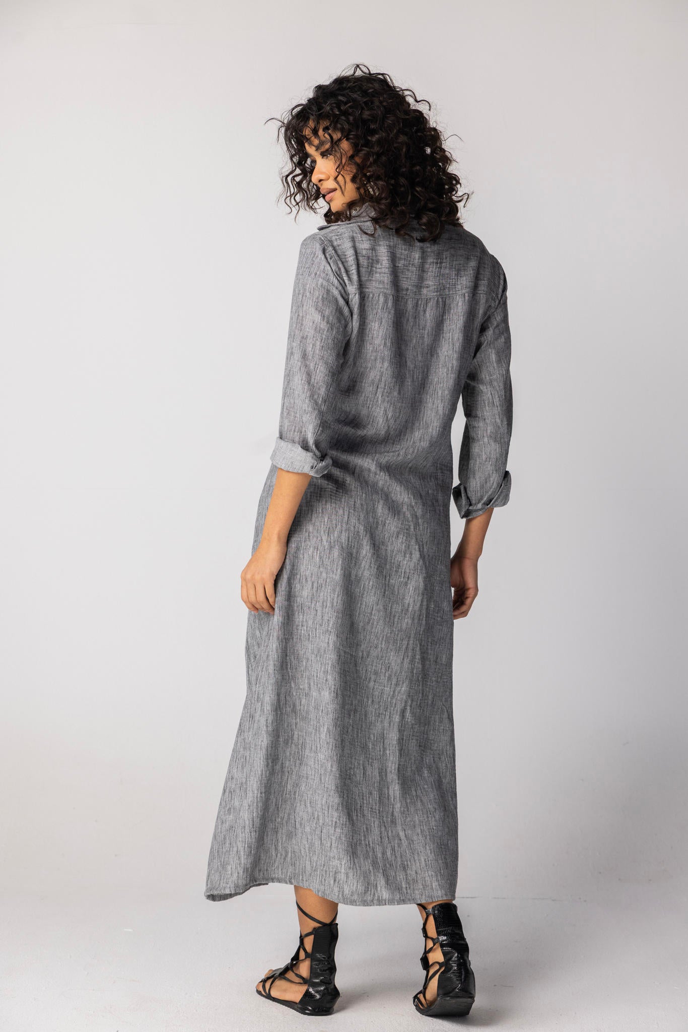Linen Shirt Dress