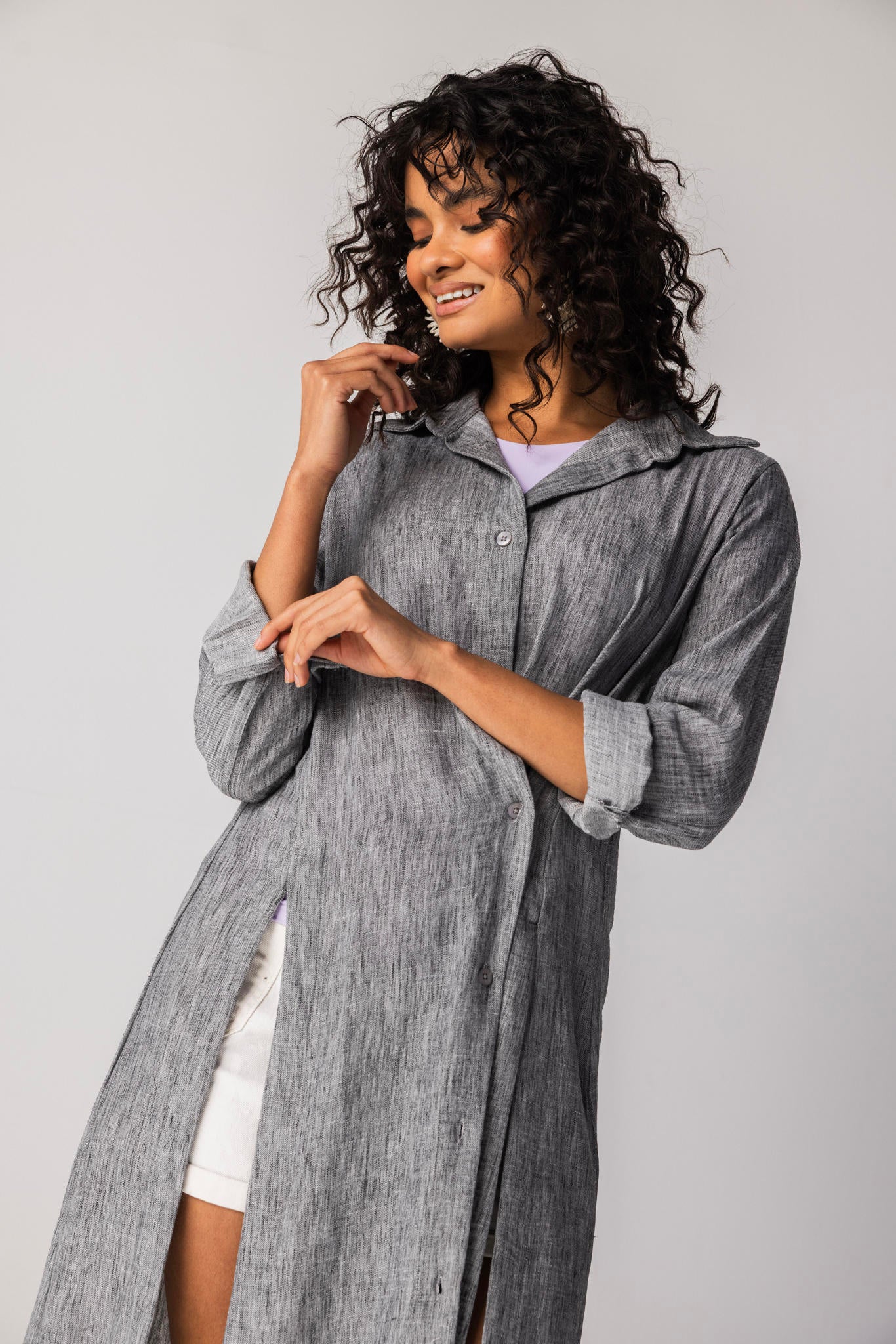 Linen Shirt Dress