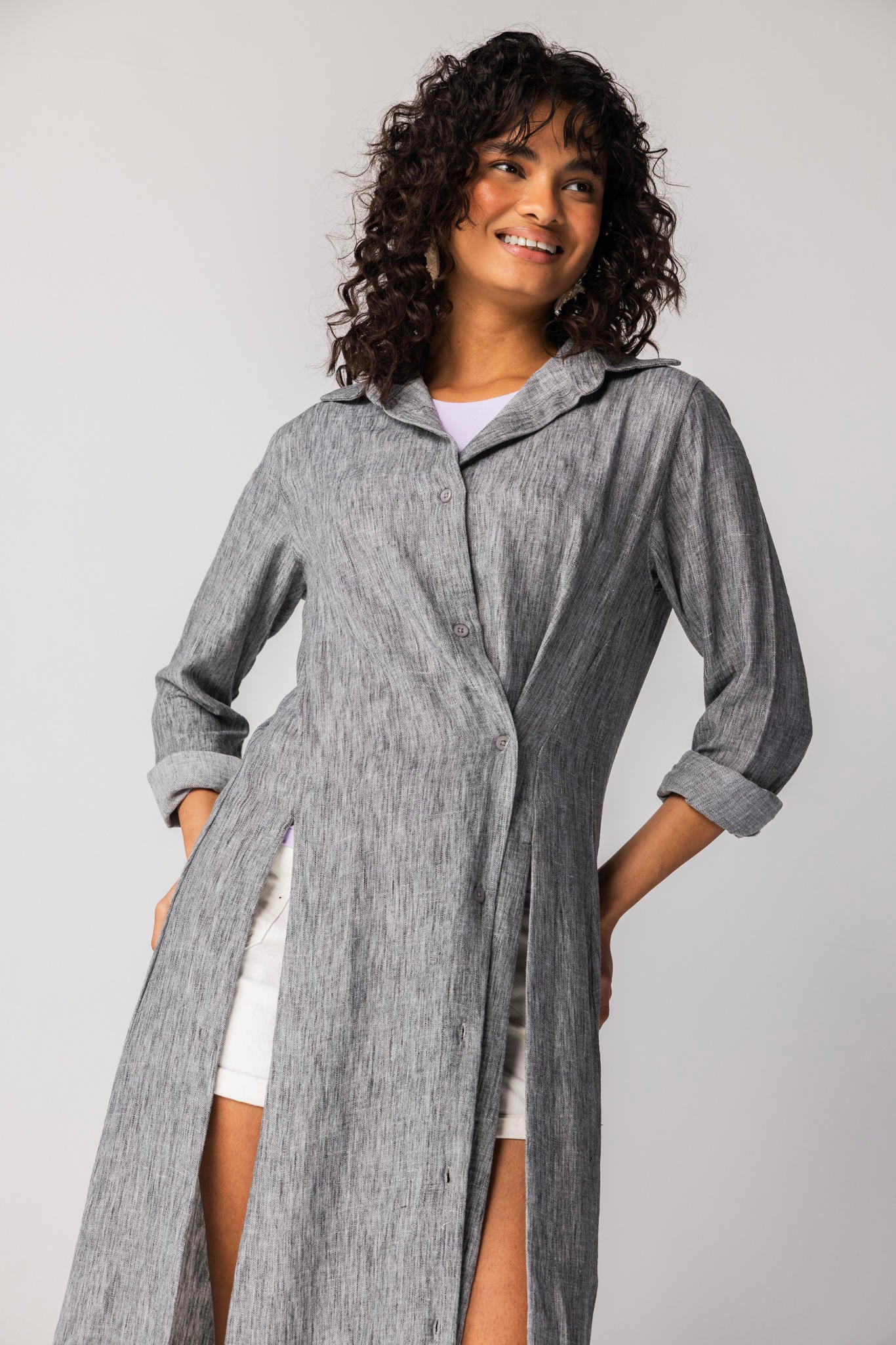Linen Shirt Dress