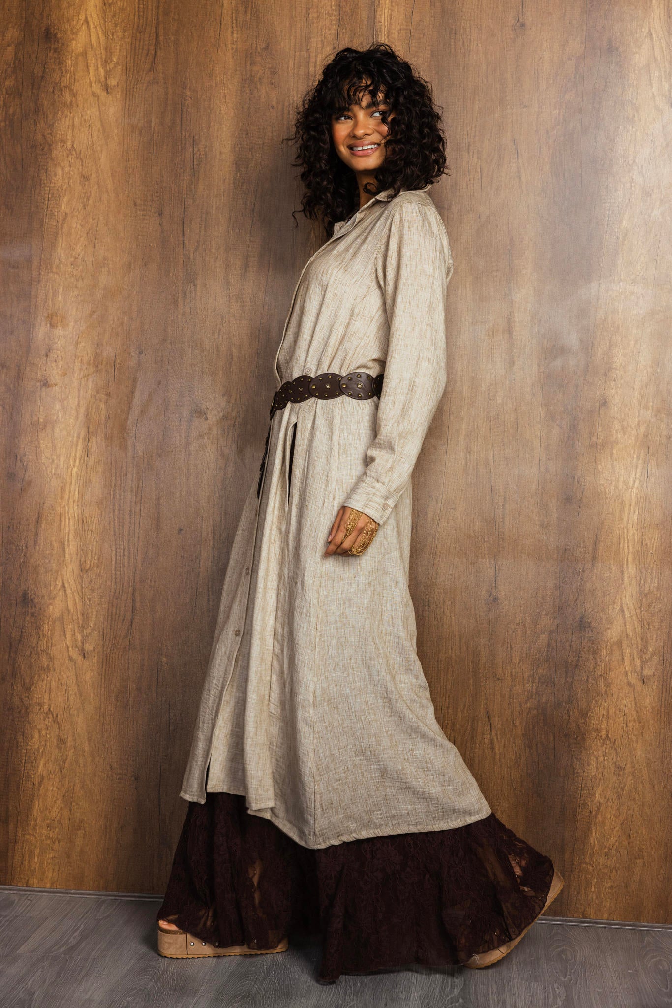 Linen Shirt Dress