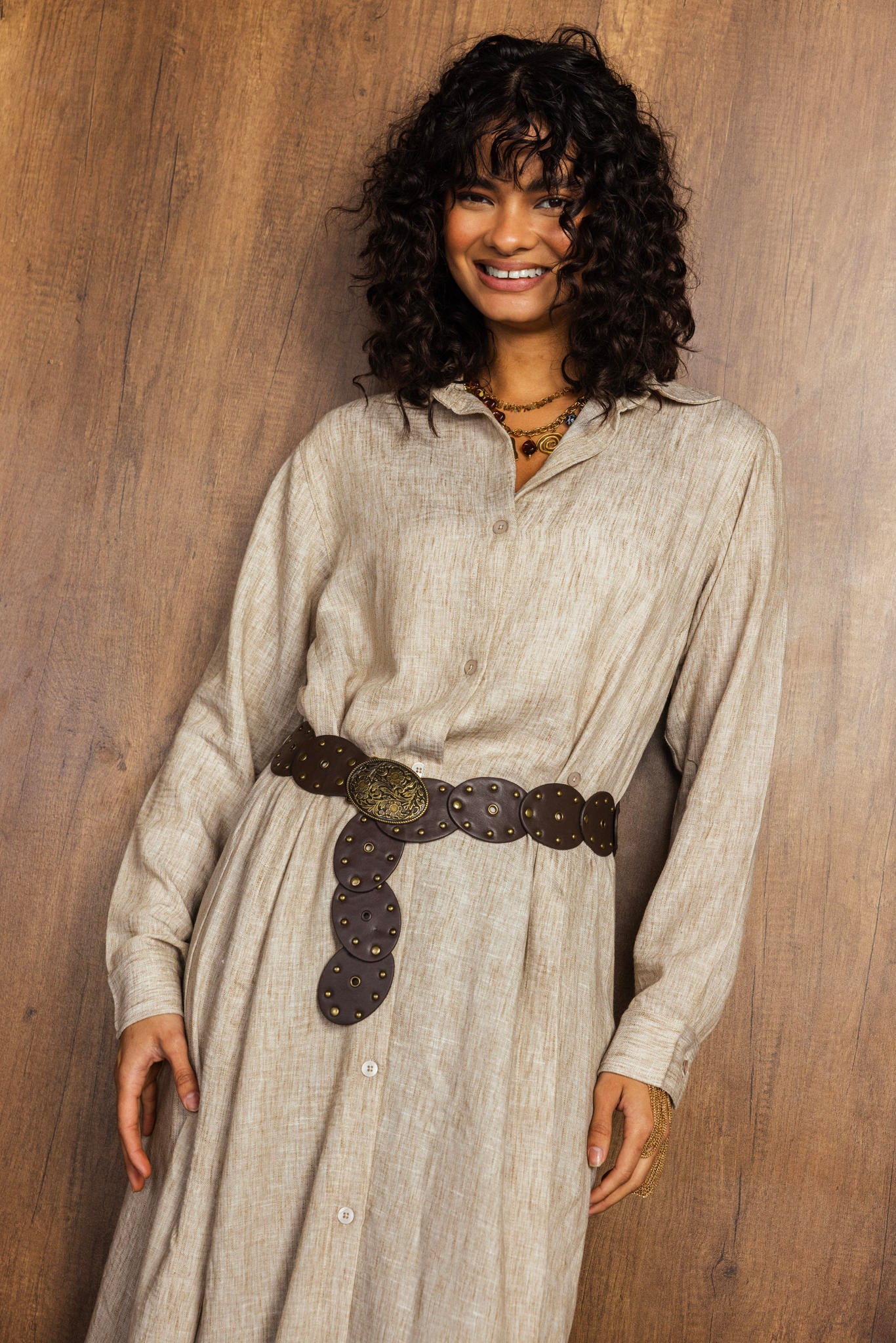 Linen Shirt Dress
