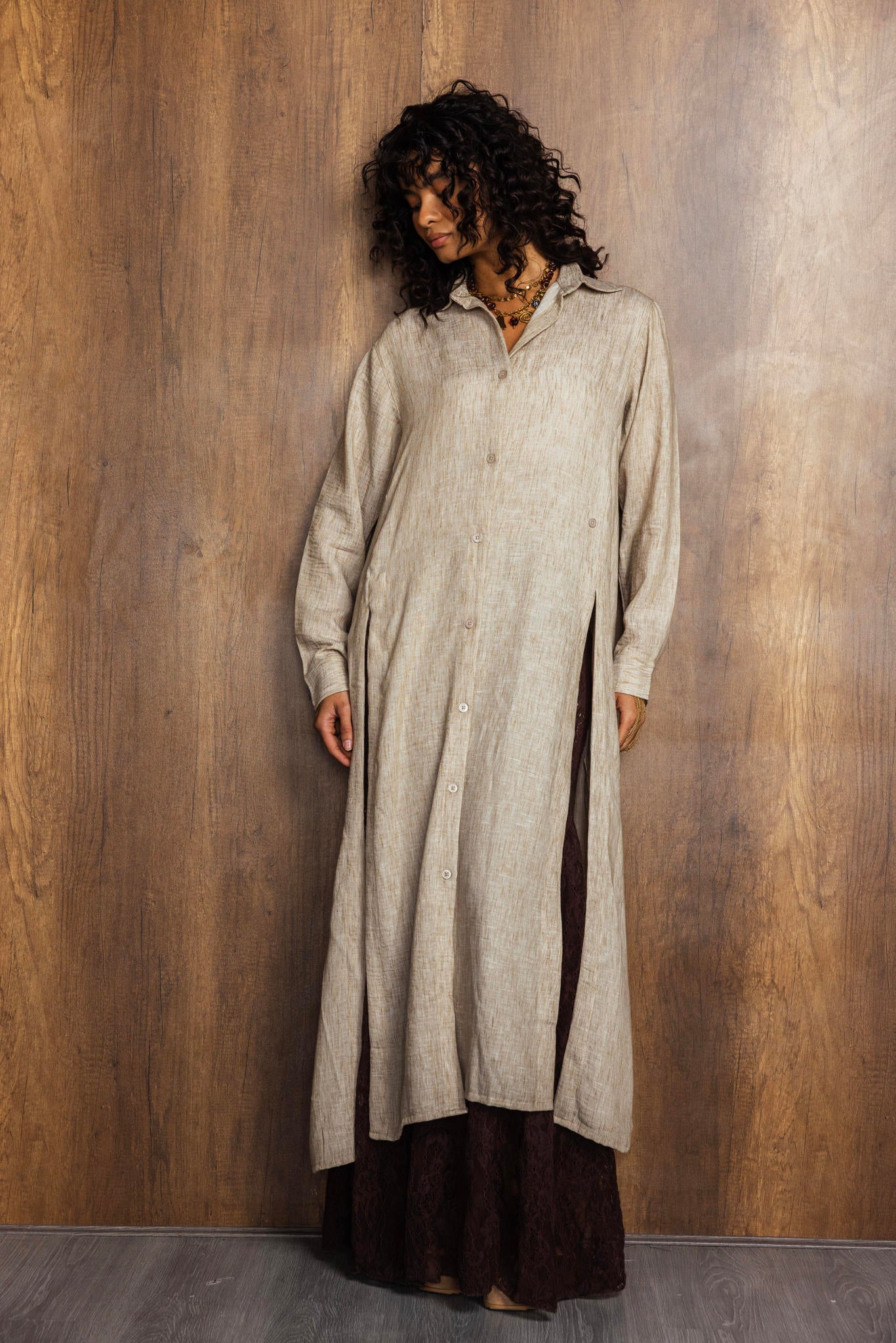 Linen Shirt Dress