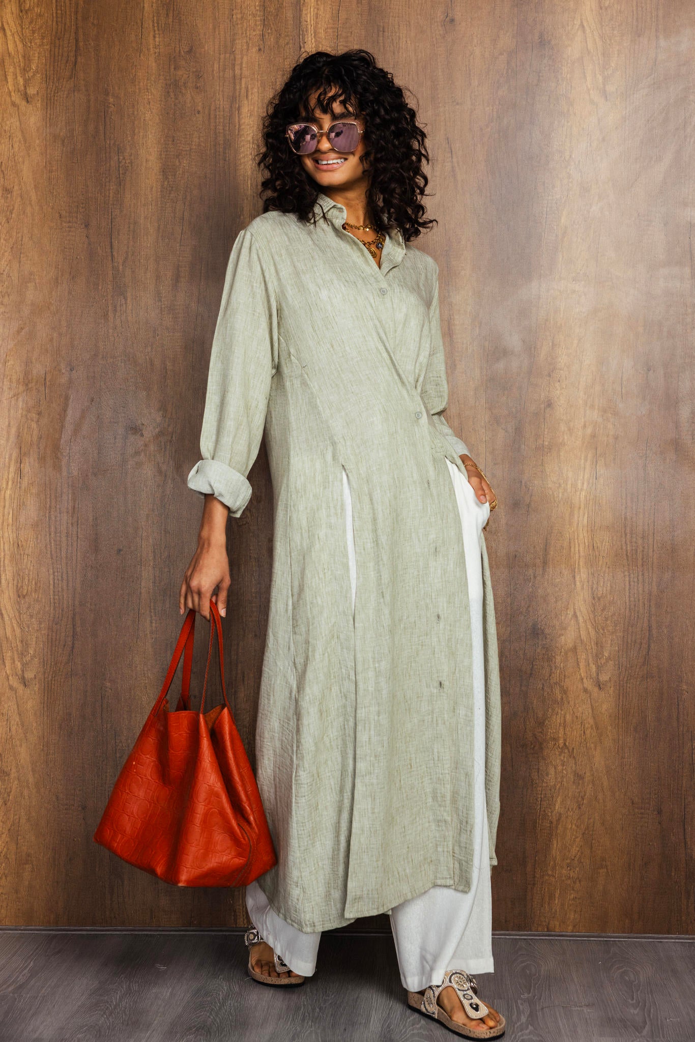 Linen Shirt Dress