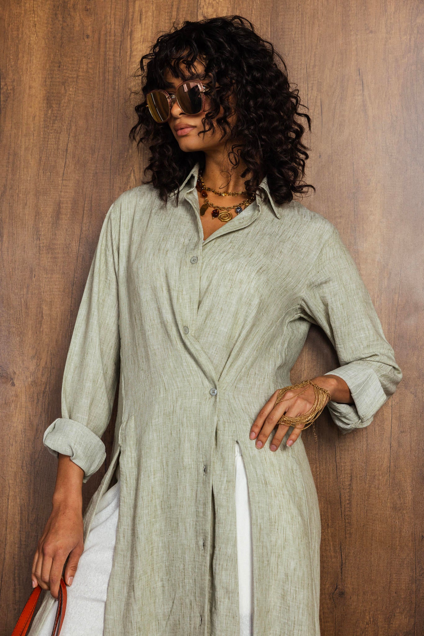 Linen Shirt Dress