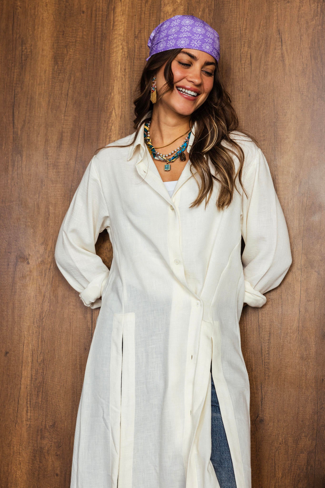 Linen Shirt Dress