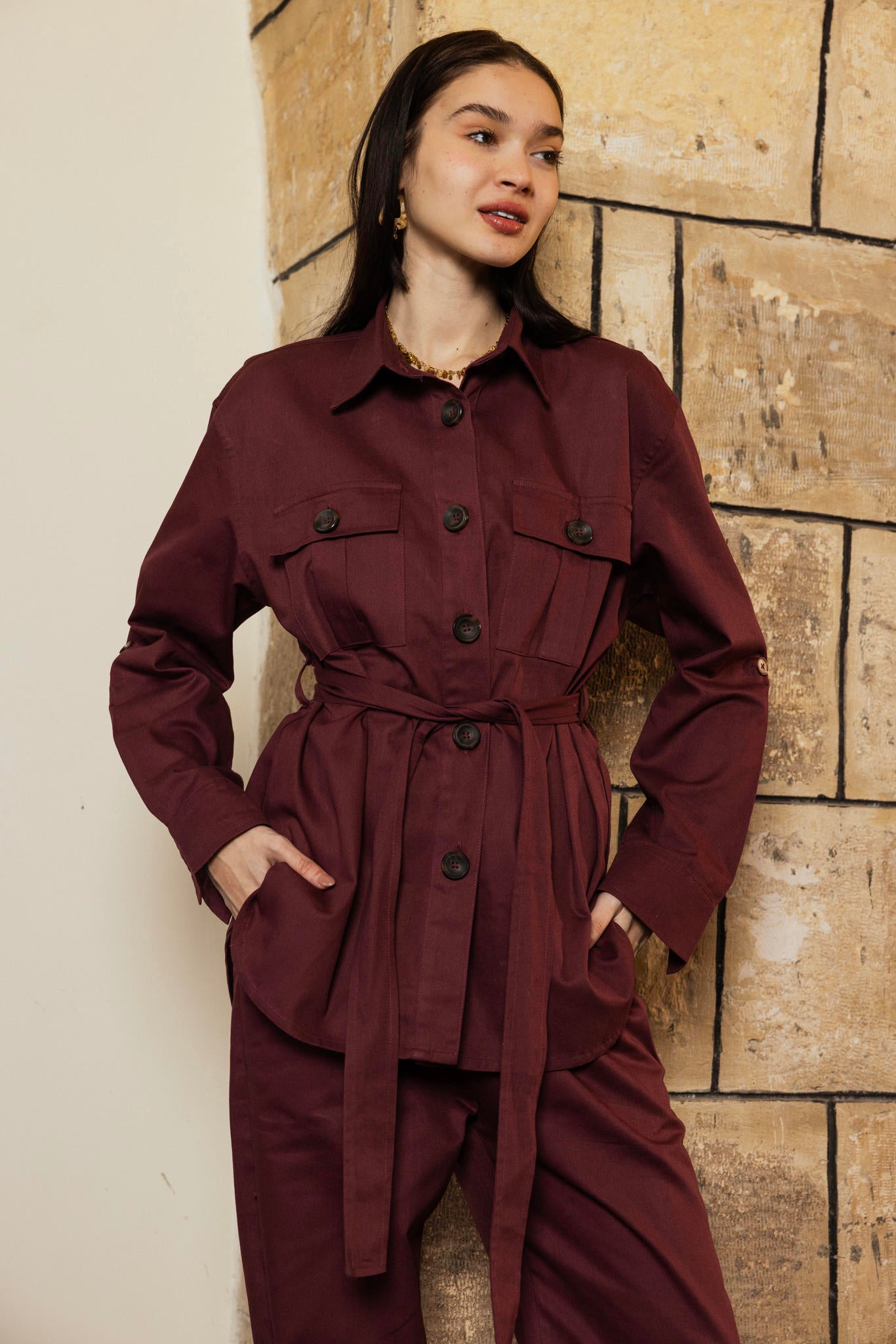 Lightweight Gabardine Set