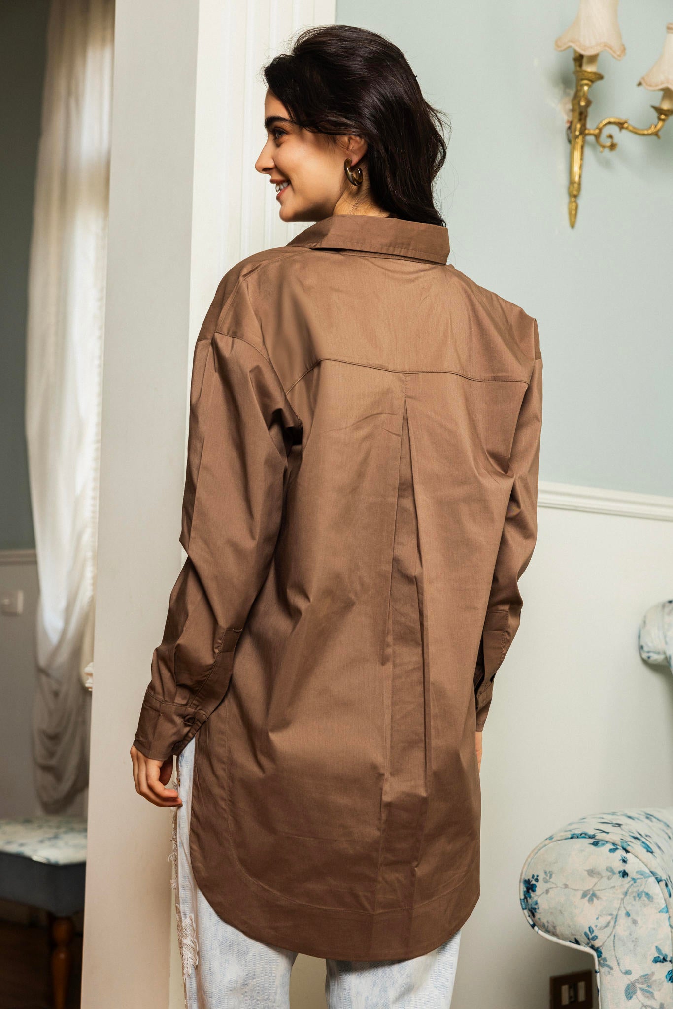 Poplin Long Shirt