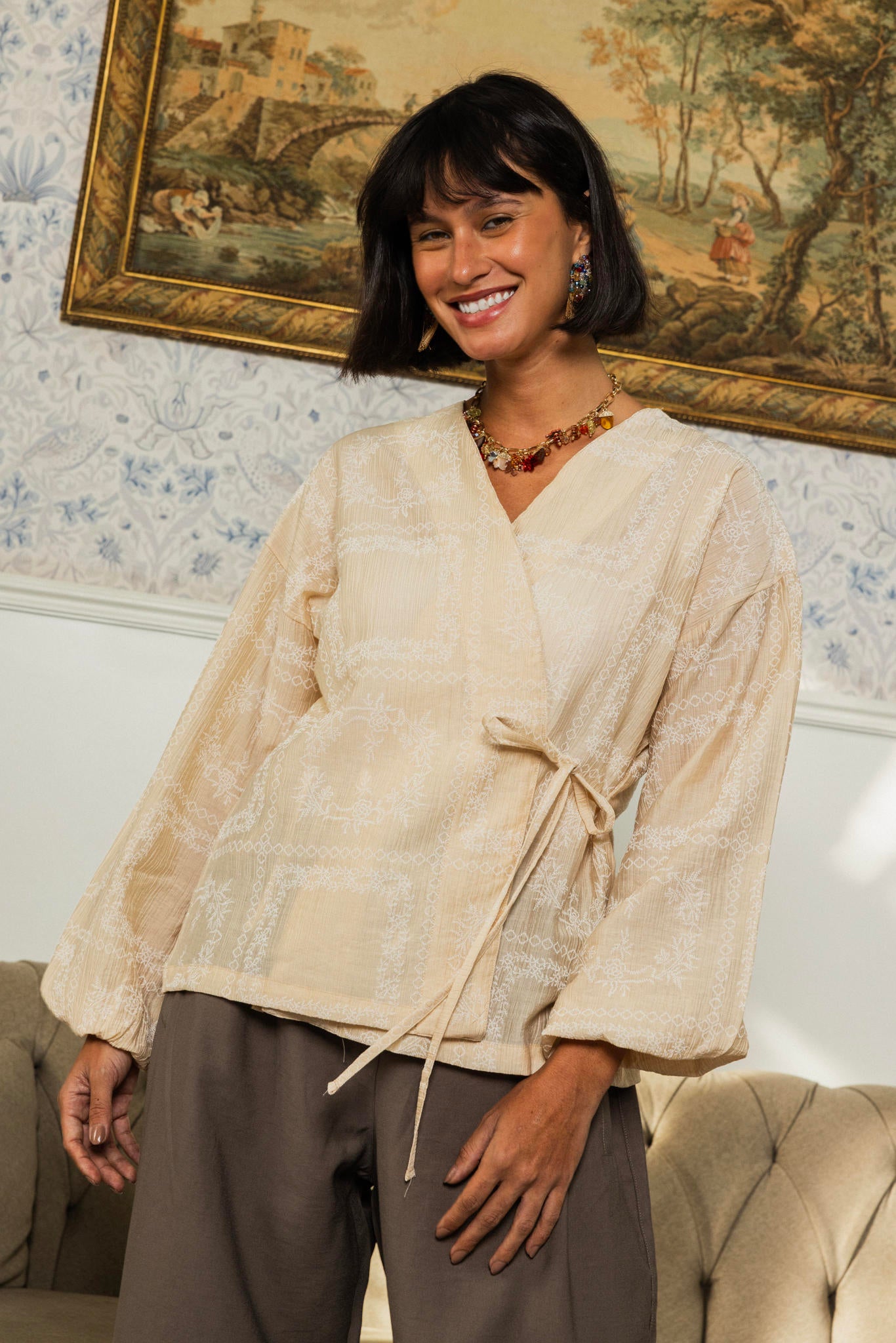 Golden Breeze Blouse