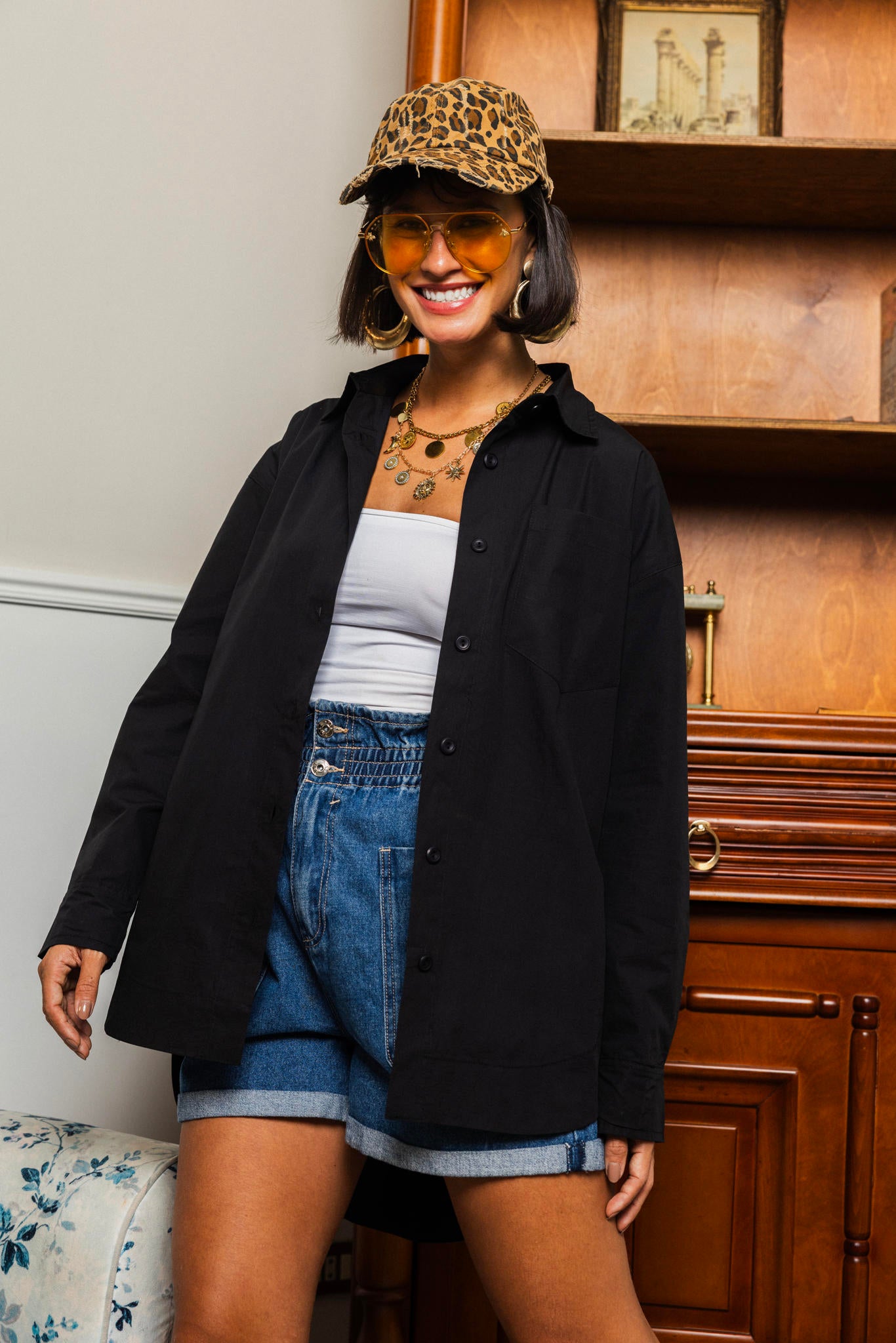 Poplin Long Shirt