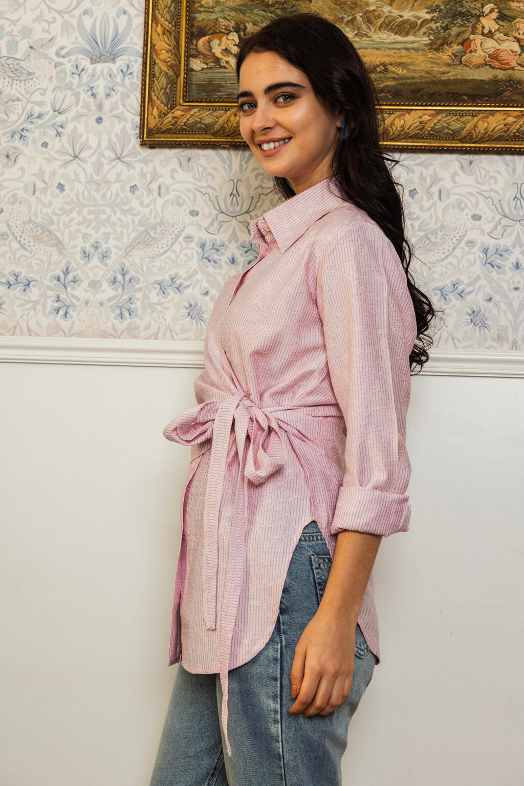 Wrapped Twist Blouse