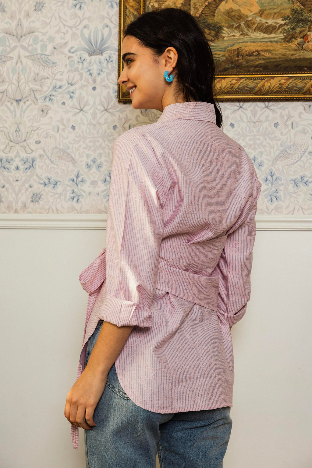 Wrapped Twist Blouse