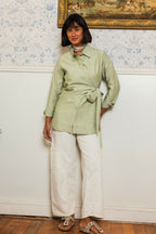 Wrapped Twist Blouse