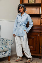 Wrapped Twist Blouse
