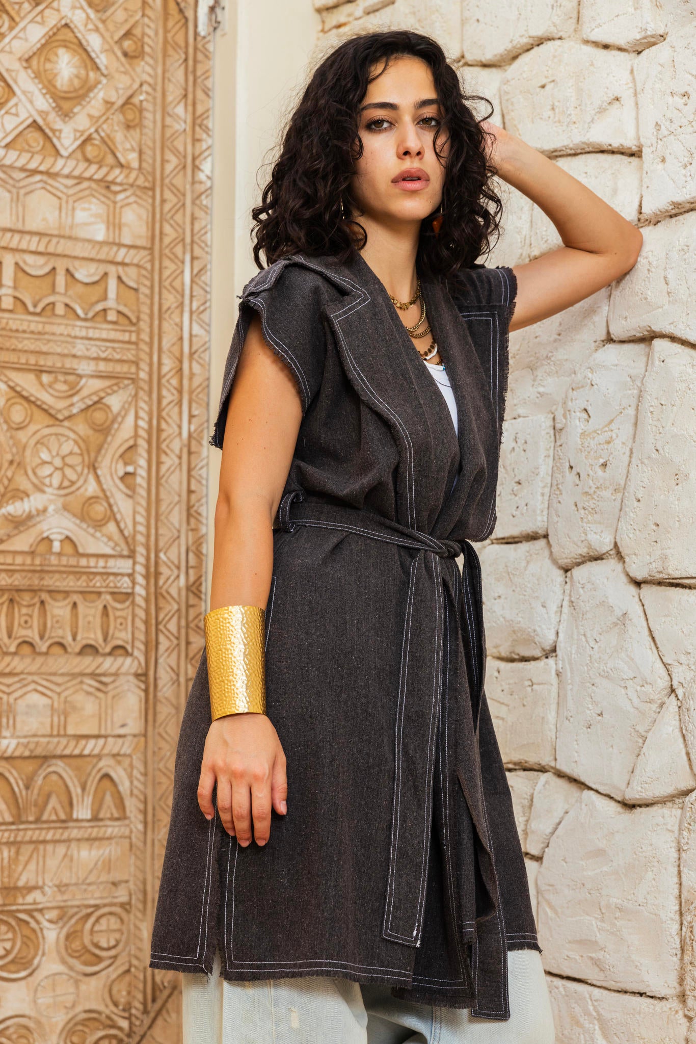 The Belted Vest