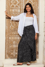 Polka Wrap Skirt