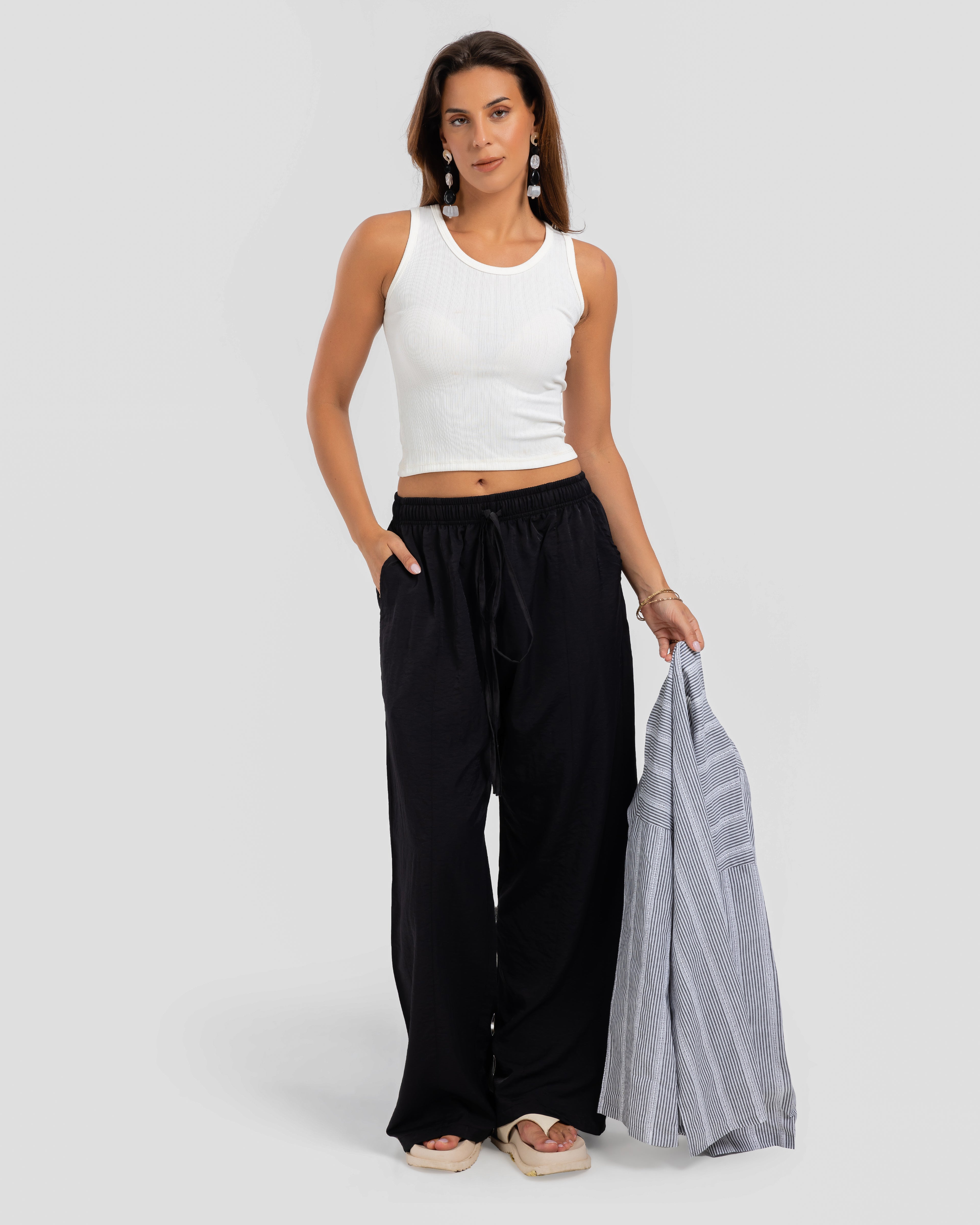 Soft wide leg pants