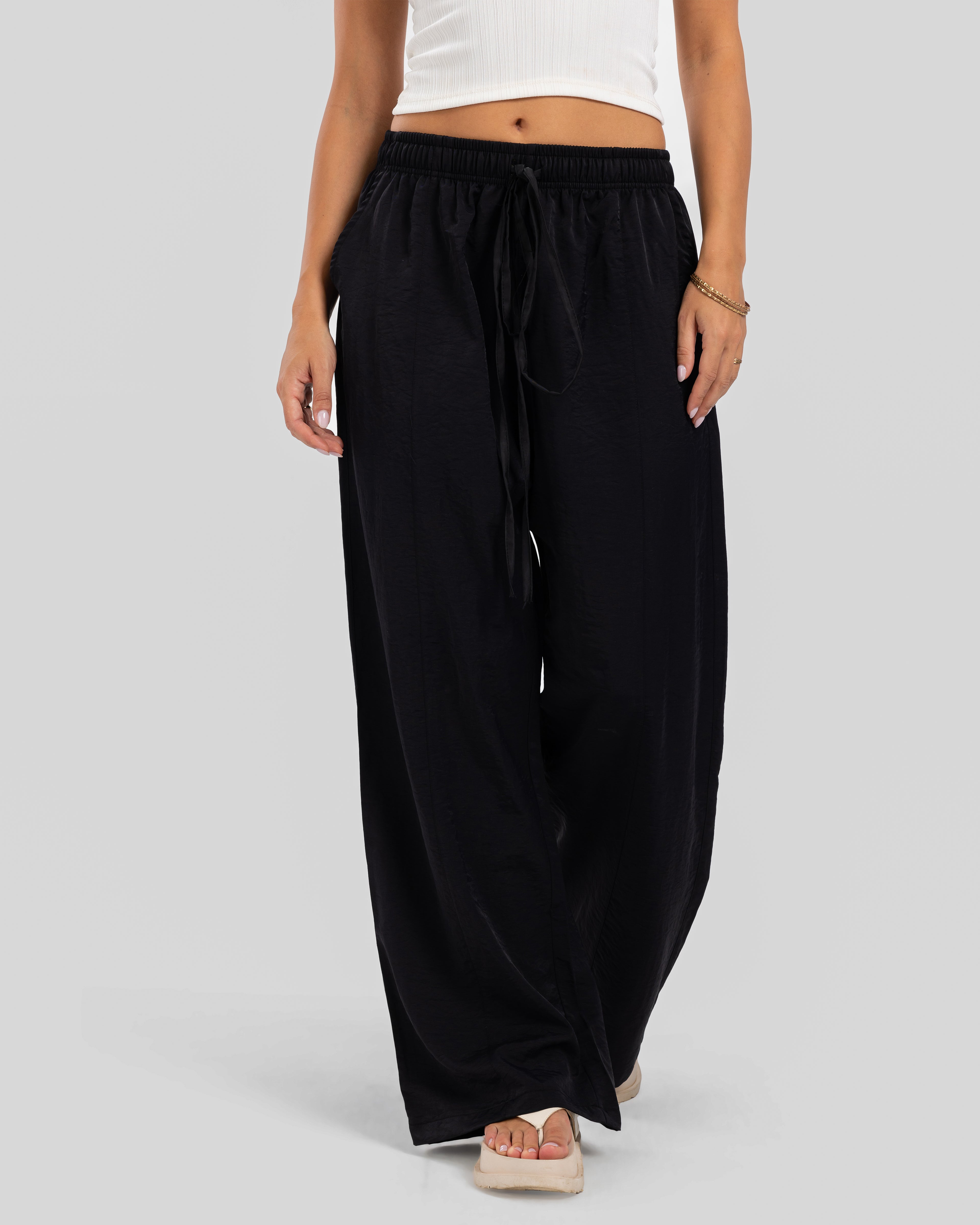 Soft wide leg pants