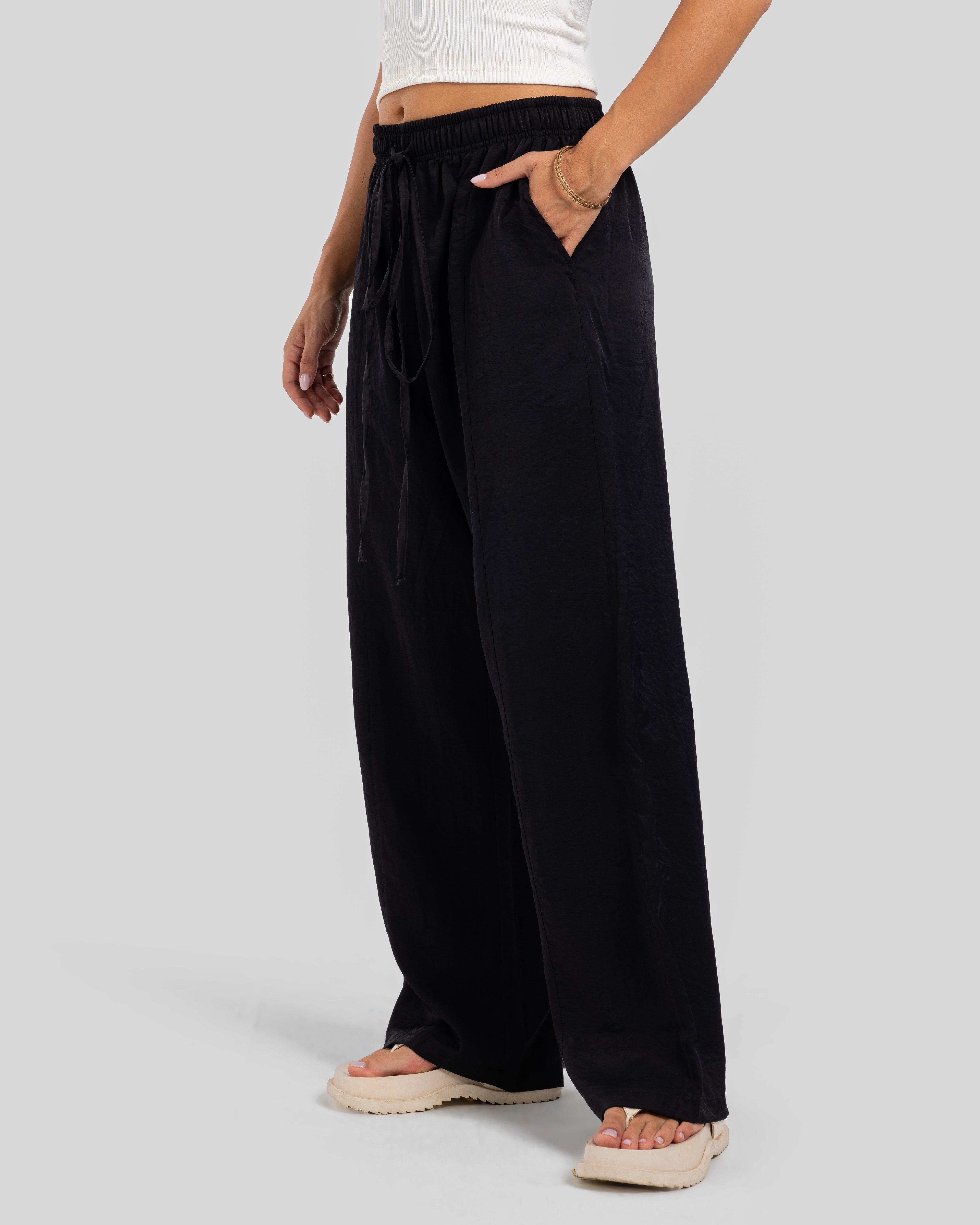 Soft wide leg pants