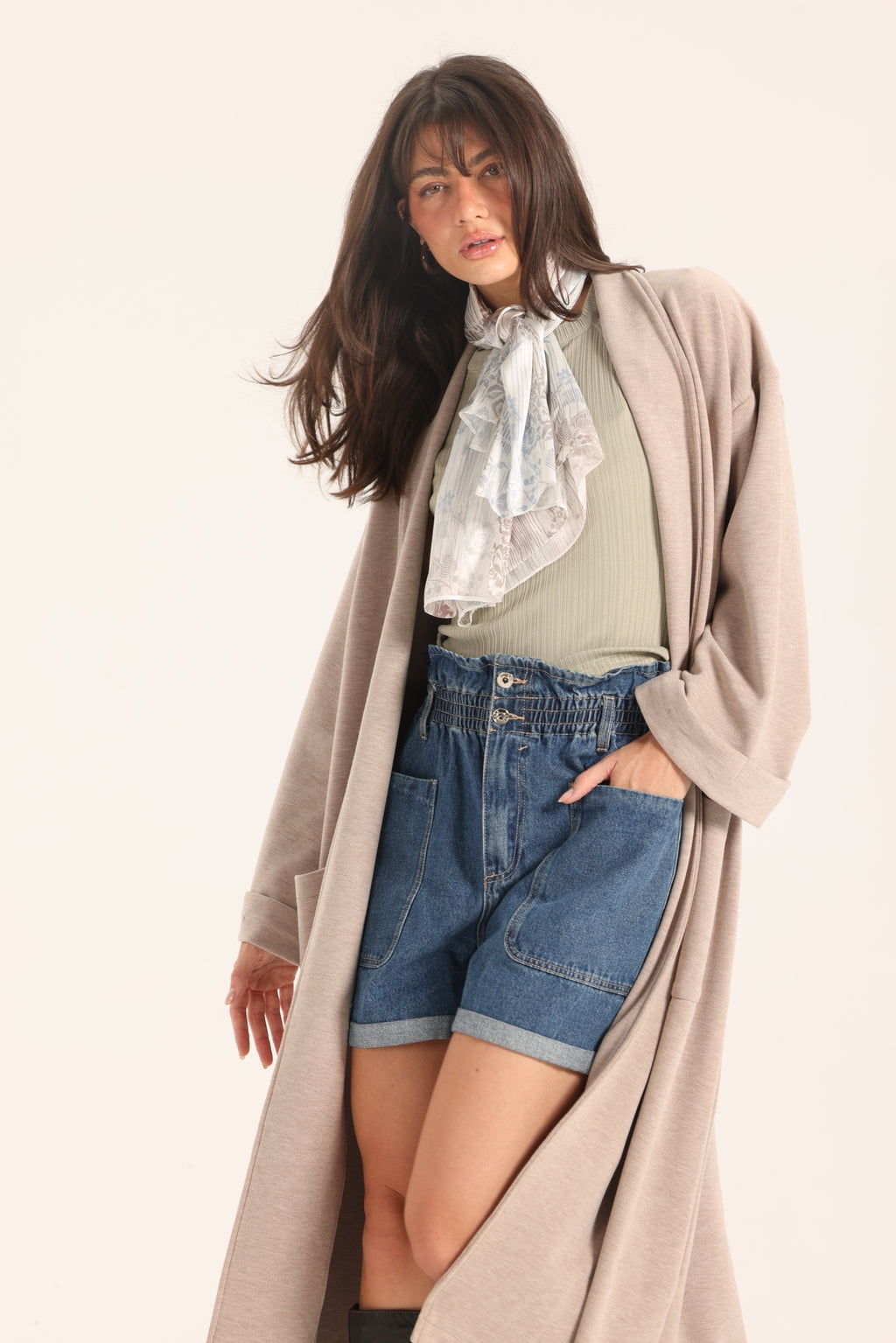 Long Knitted Cardigan