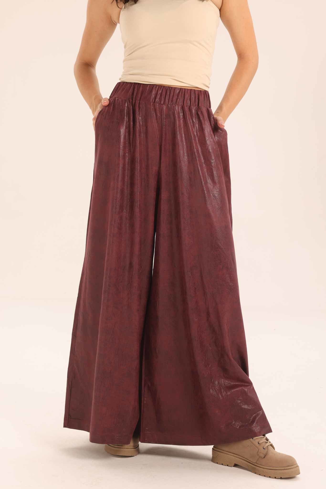 Snake Wide-Leg Pants