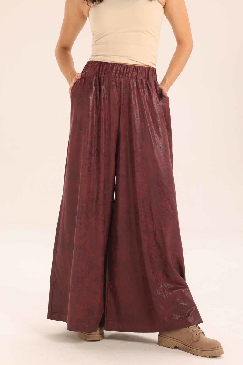 Snake Wide-Leg Pants