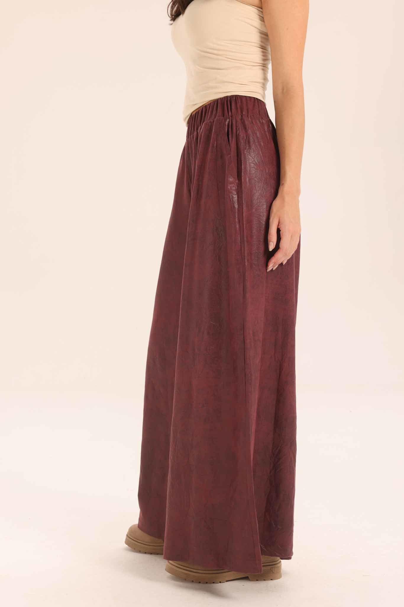 Snake Wide-Leg Pants