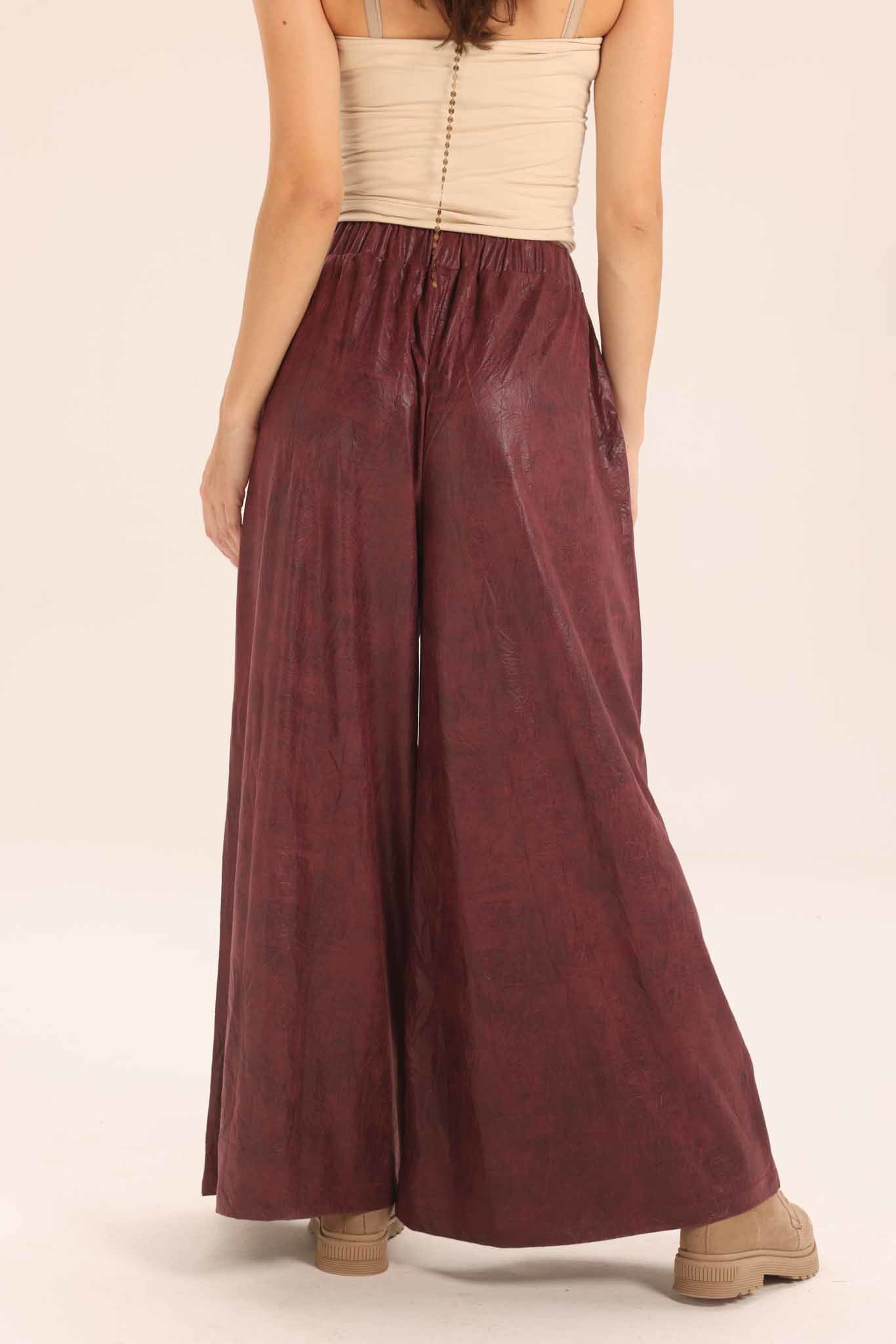 Snake Wide-Leg Pants