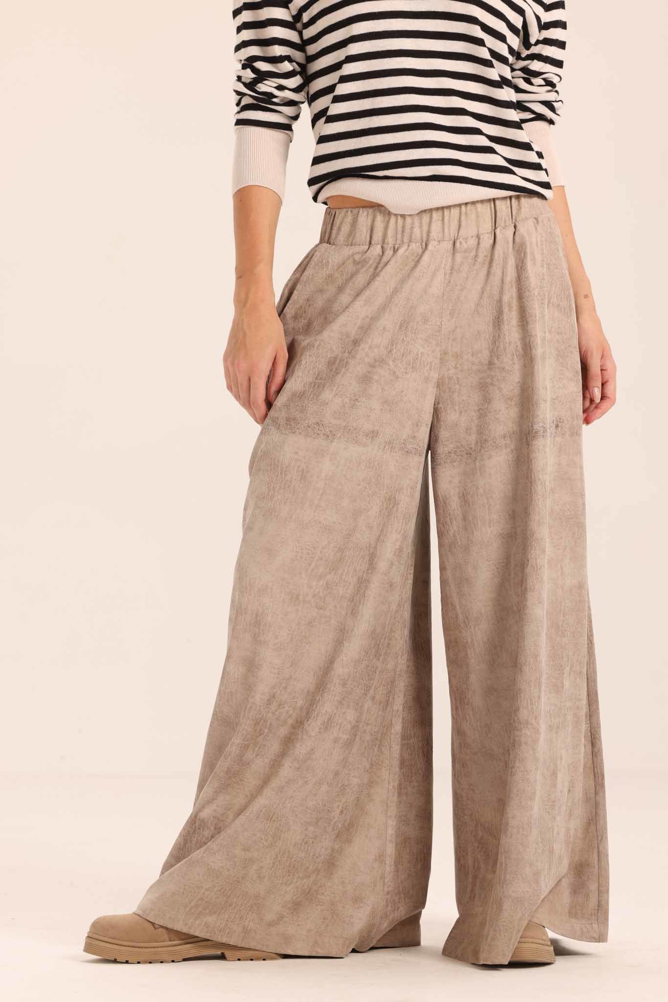 Snake Wide-Leg Pants