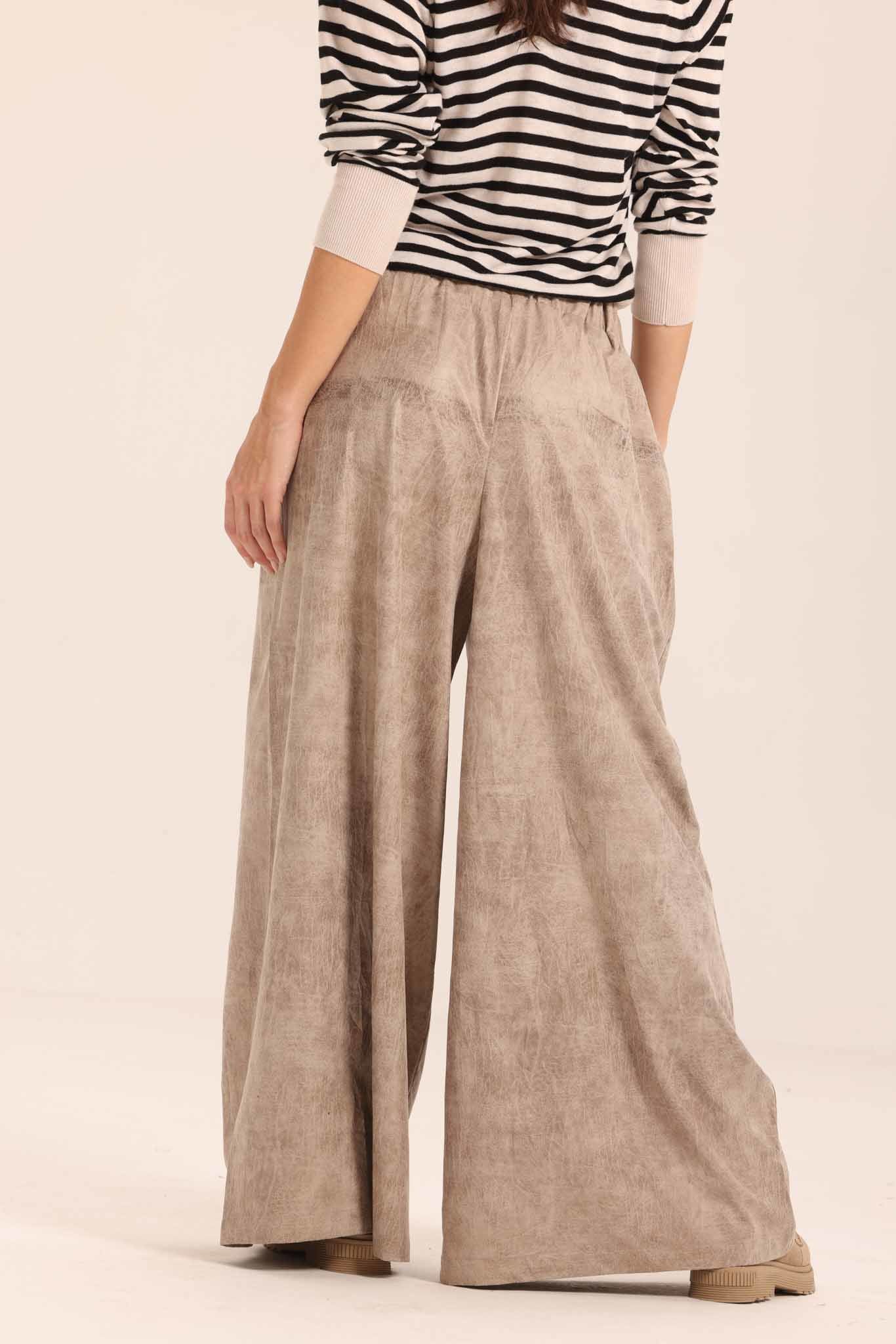 Snake Wide-Leg Pants