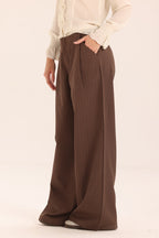 High Waist Striped Pants