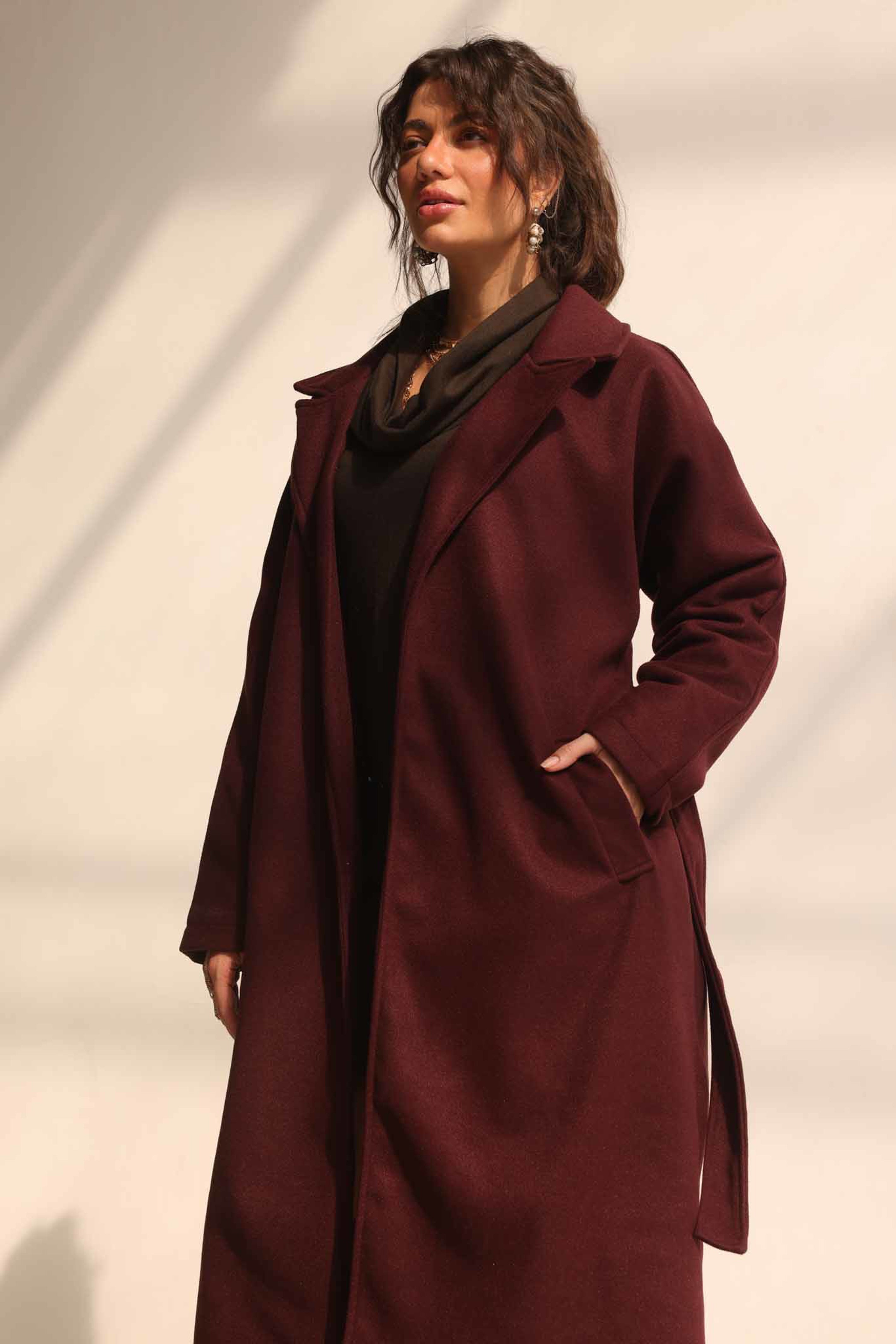 Belted Long Coat