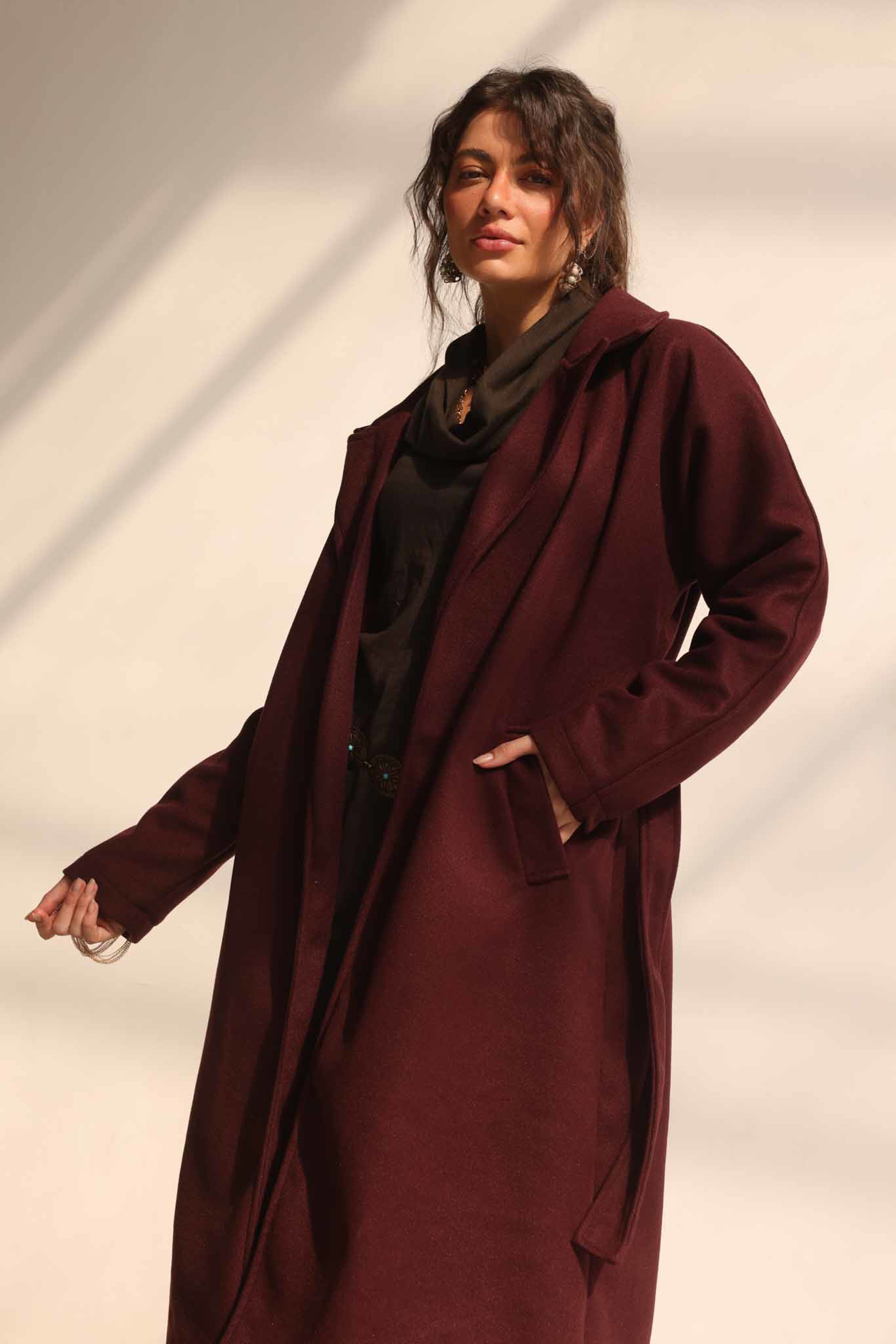 Belted Long Coat