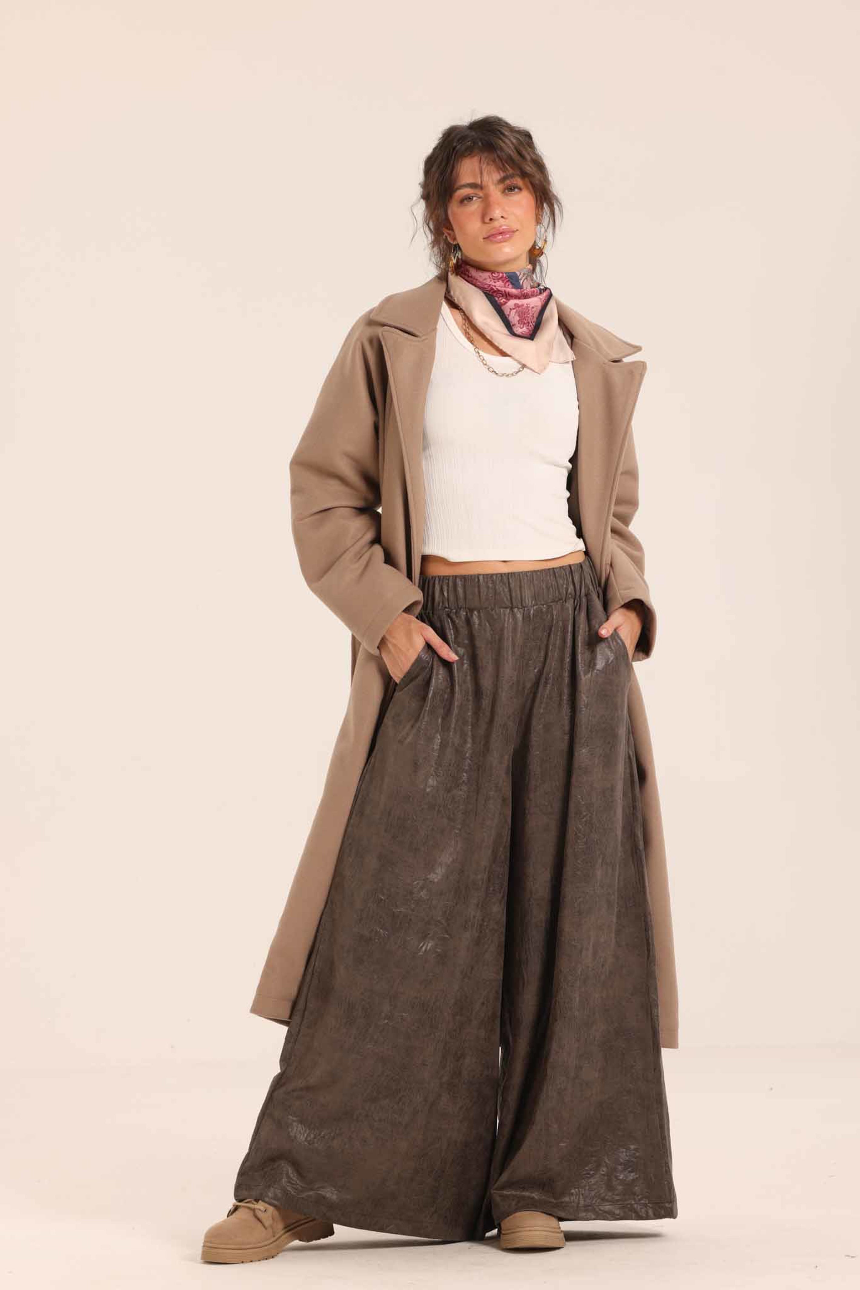 Belted Long Coat