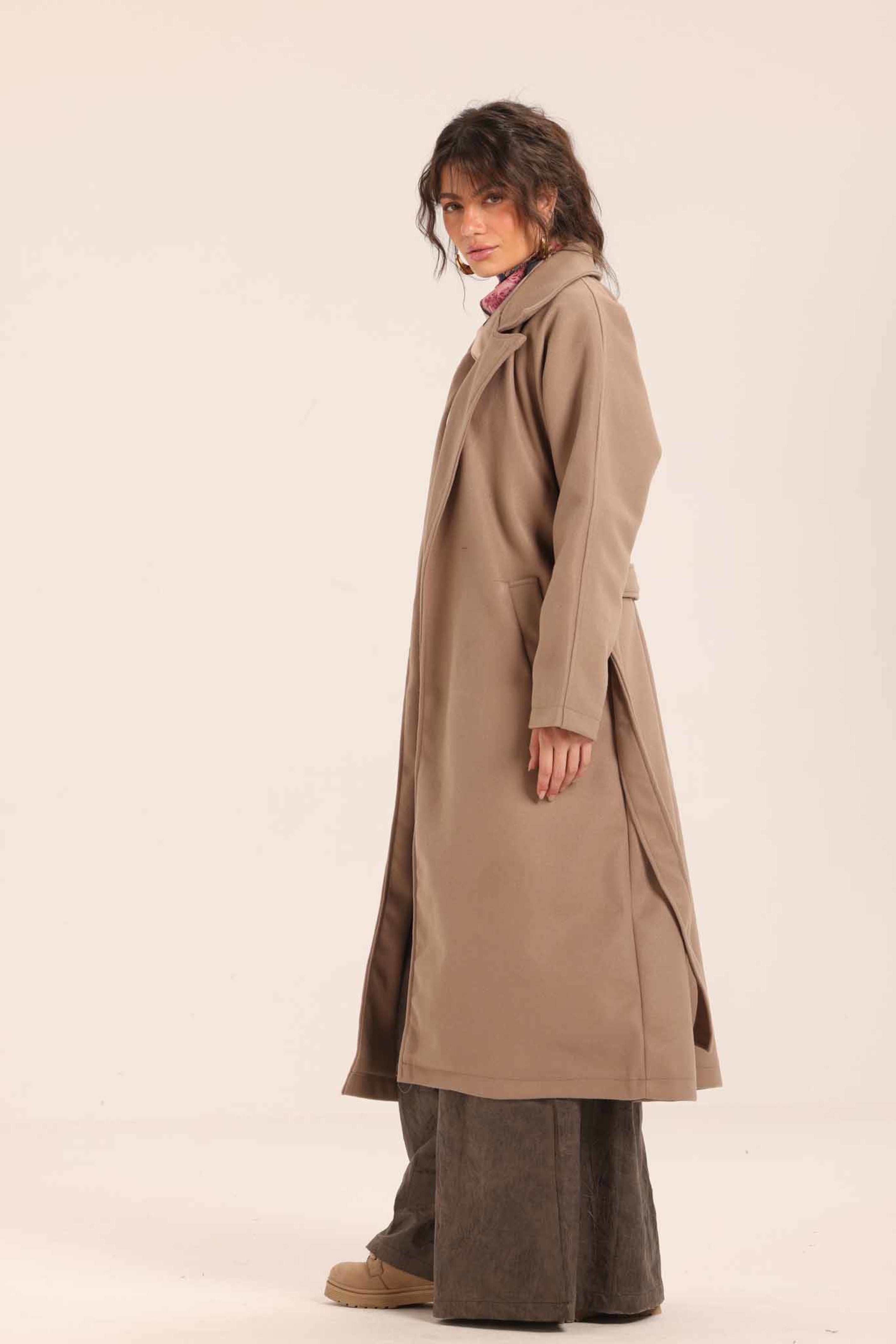 Belted Long Coat