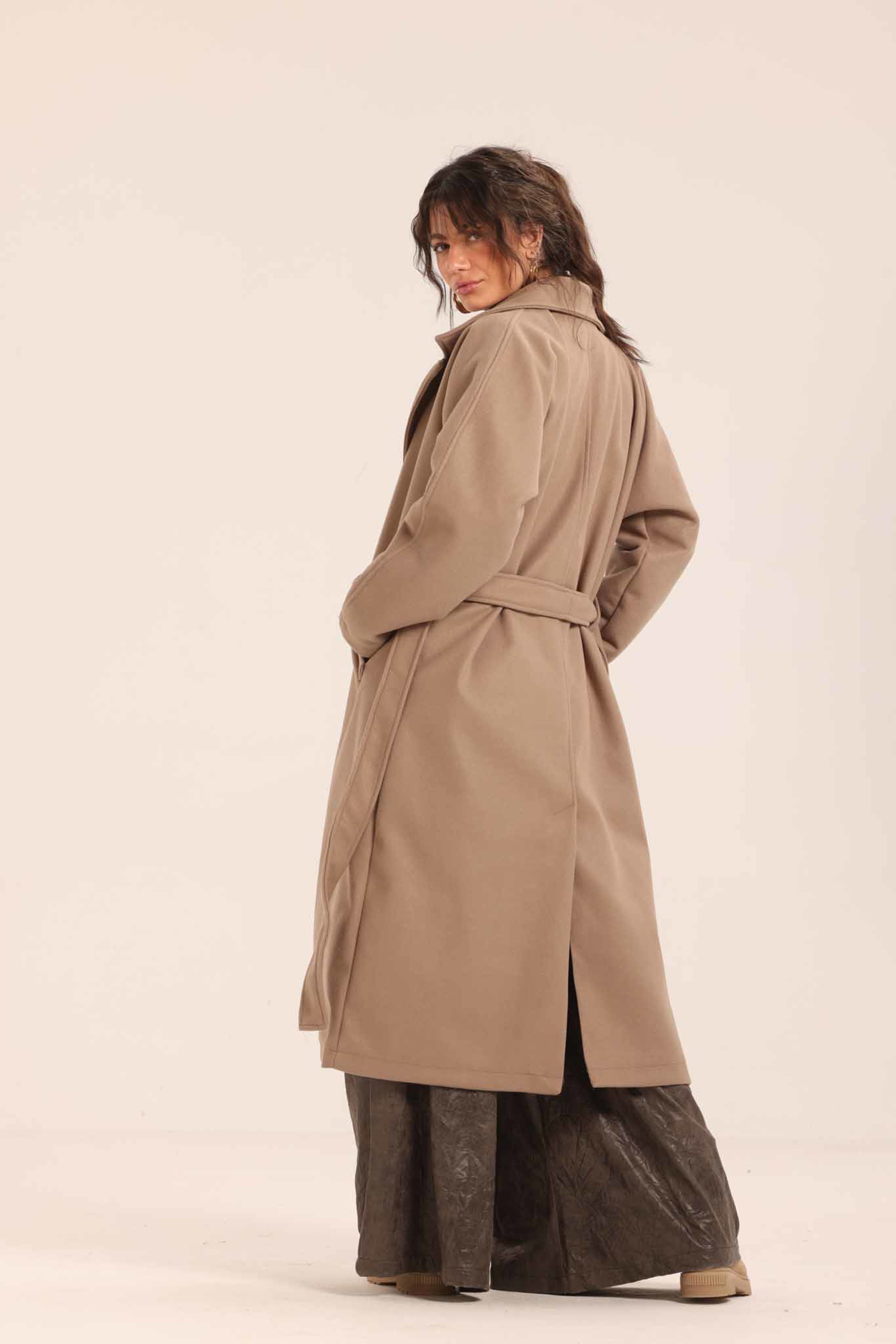 Belted Long Coat