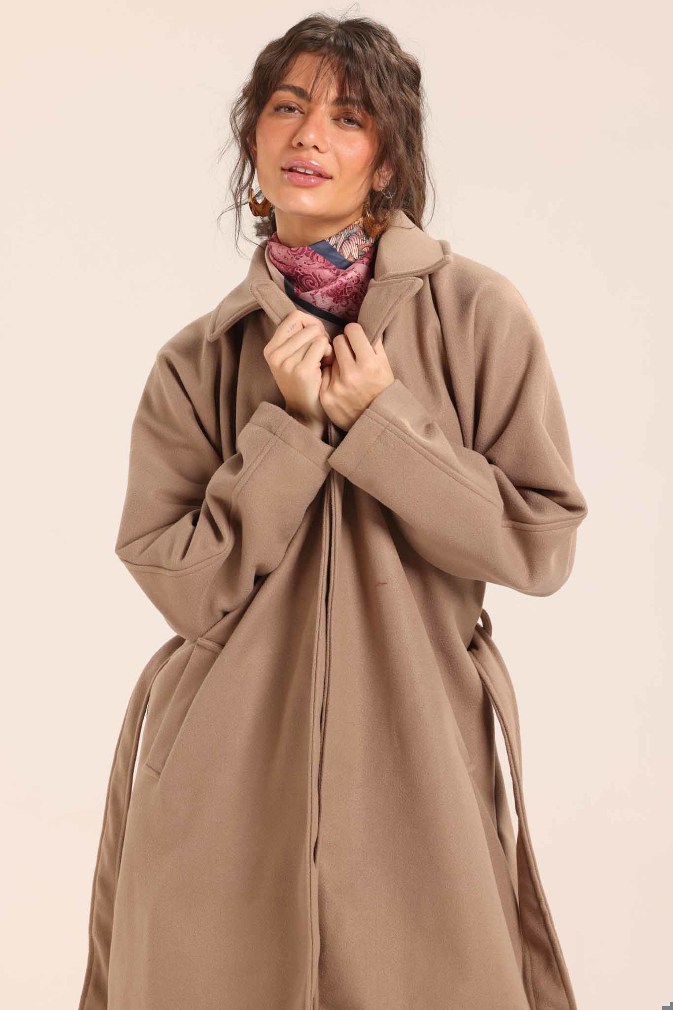 Belted Long Coat