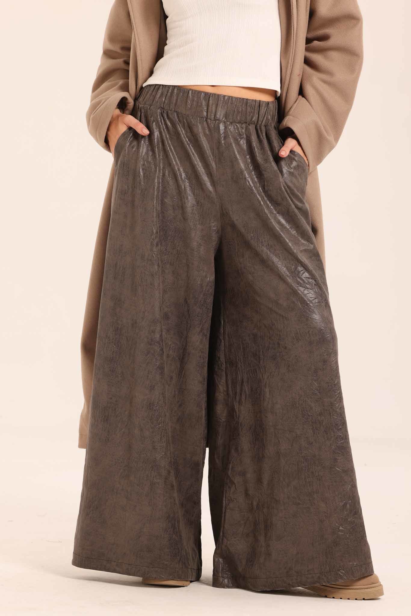 Snake Wide-Leg Pants