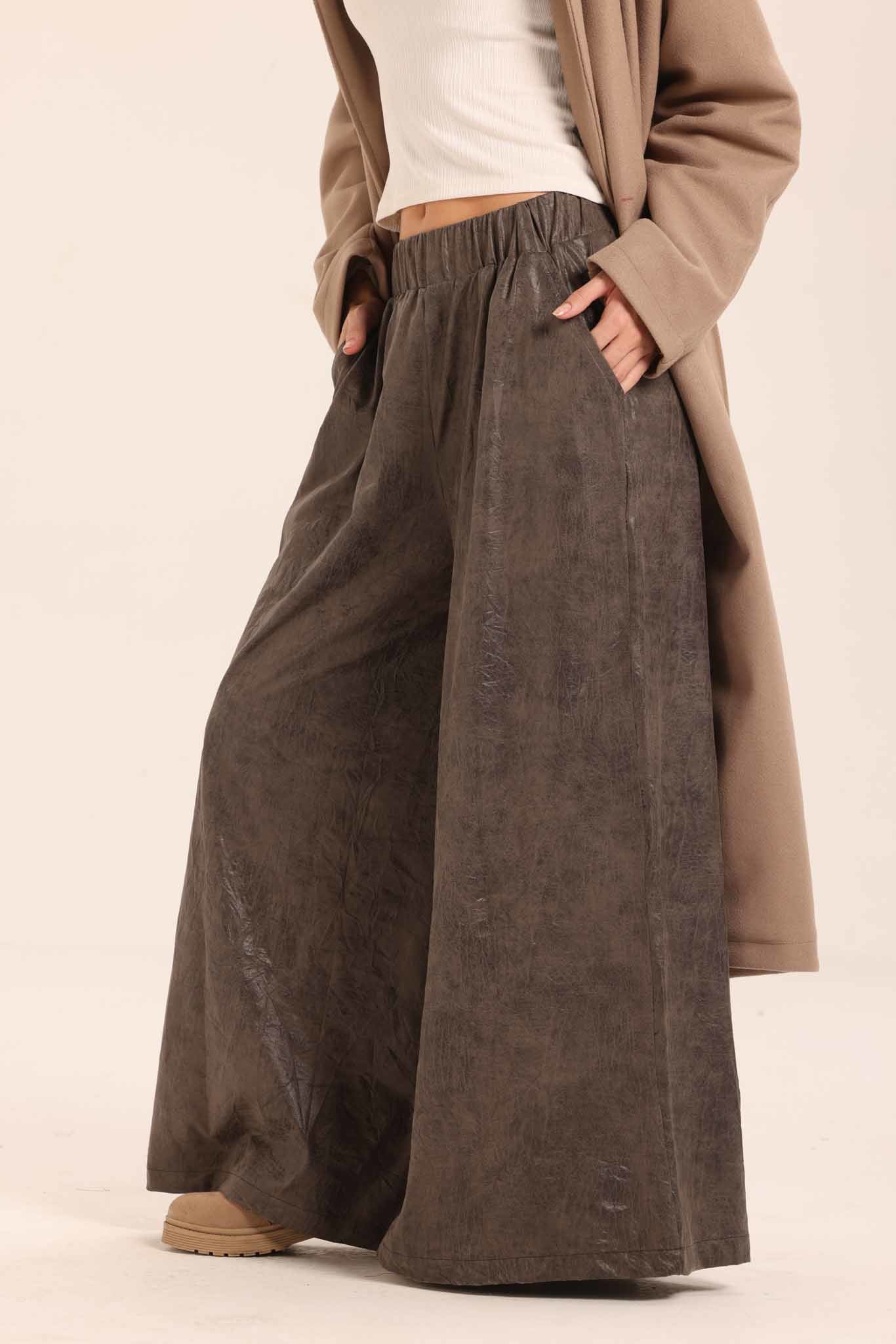 Snake Wide-Leg Pants