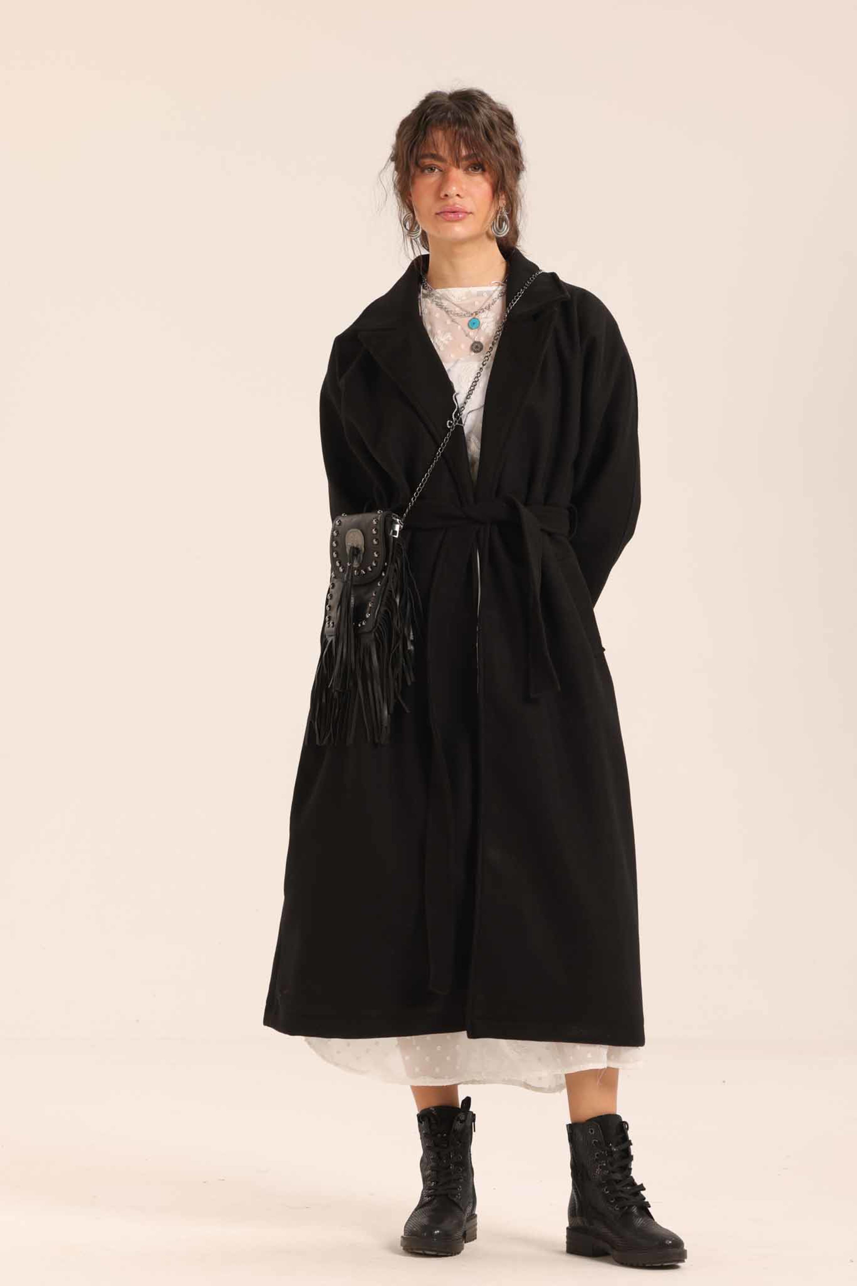 Belted Long Coat