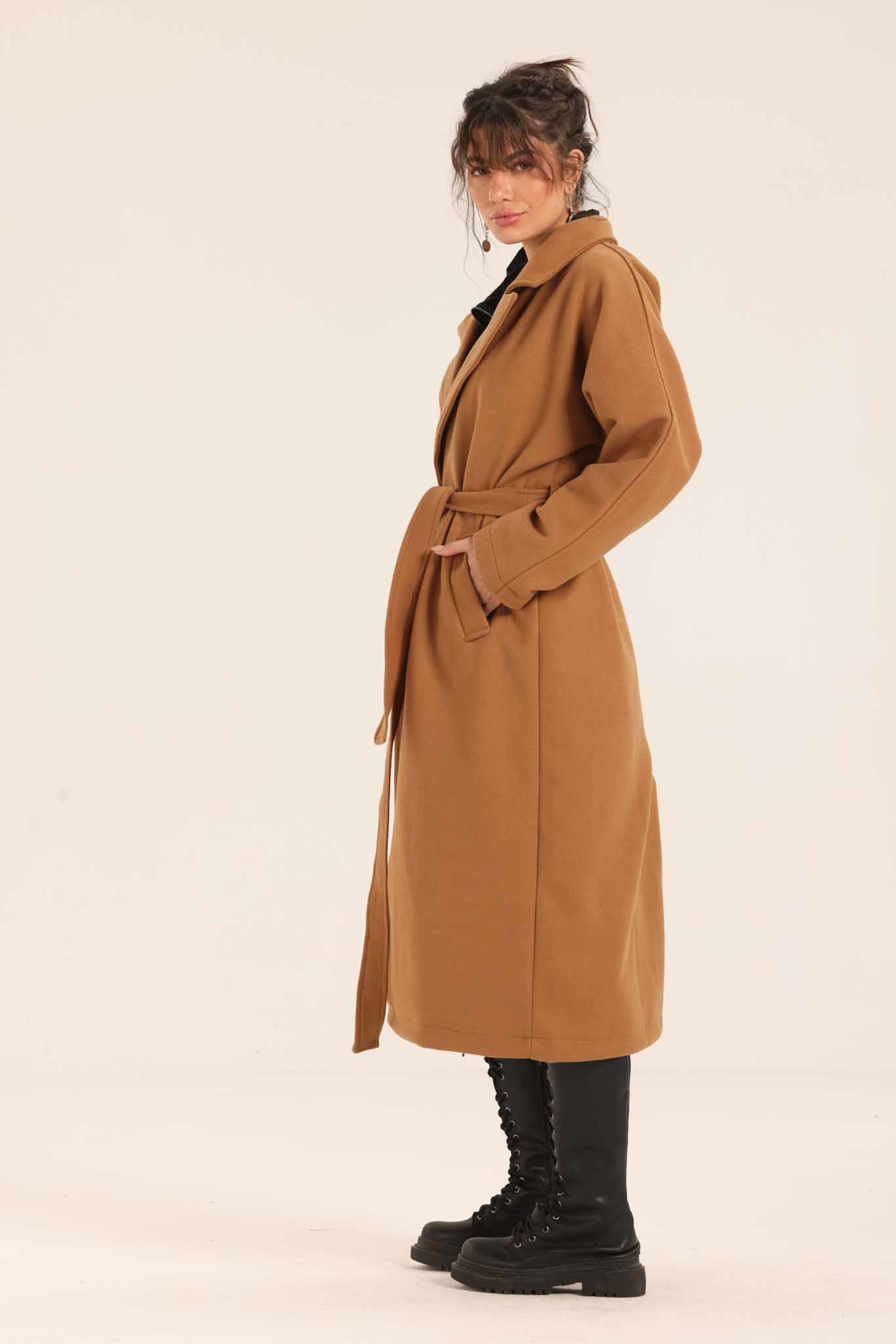 Belted Long Coat